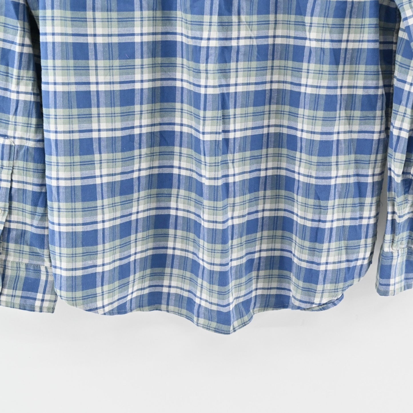 VINEYARD VINES Mens Plaid Shirt Size M Slim Longshore Blue Green Button Casual