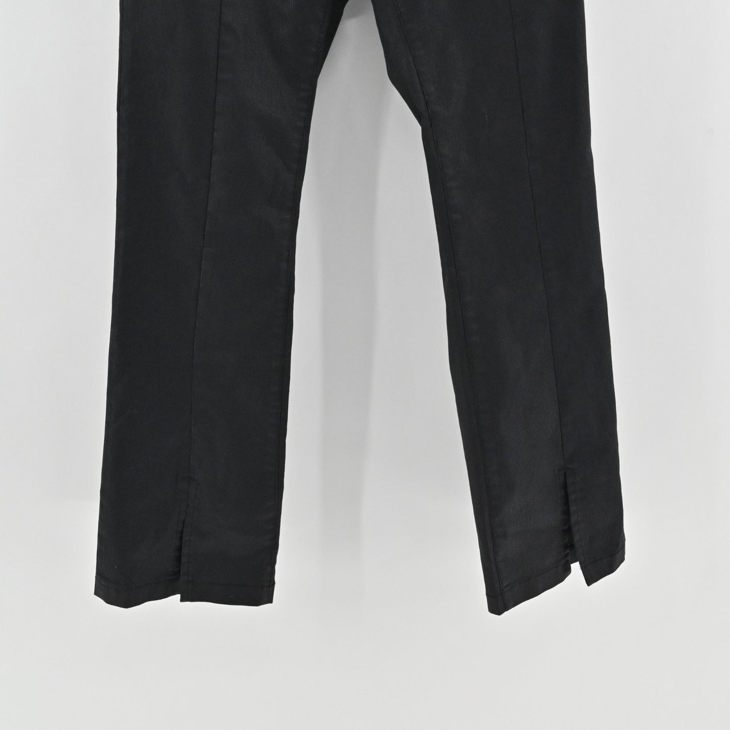 Bevy Flog Womens Adele Black Pants Size 30 Slit Flare Ankle Pull On Casual