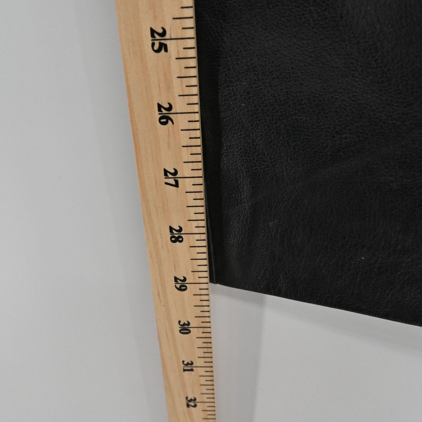 DKNY Pants Womens Size 4 Solid Black Genuine Leather Mid Rise Classic Boot Cut