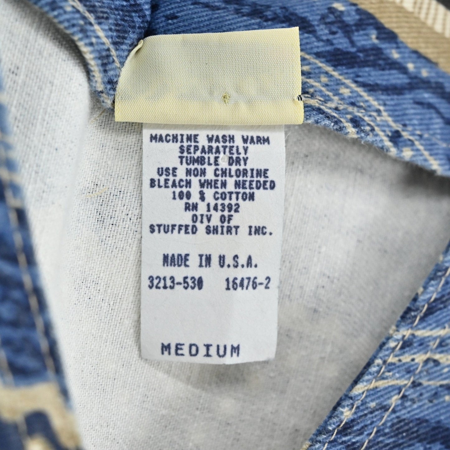 Vtg 80s Womens Western Denim Vest Size M Blue Indie Southwestern Aztec Festival