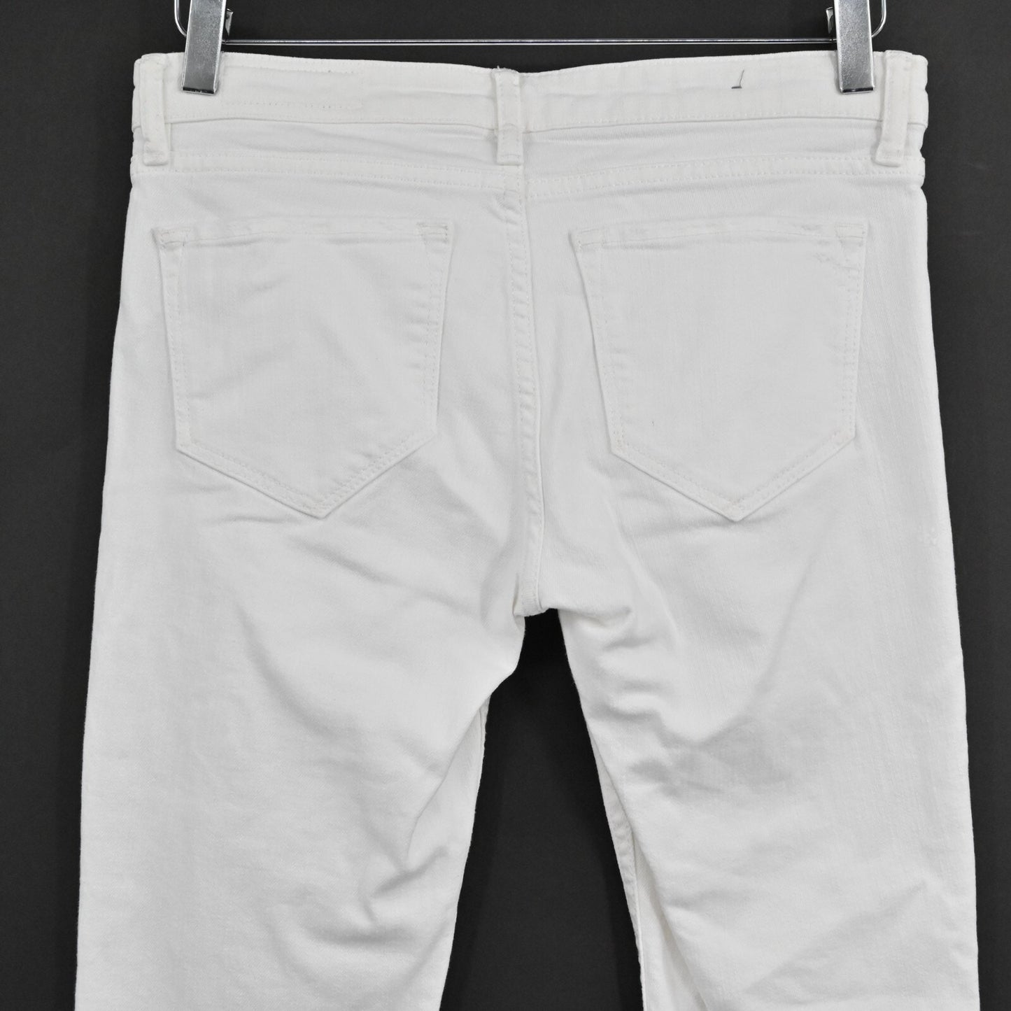ALLSAINTS Womens White Jeans Size 27 Mast Ankle Destroyer Chalk White Denim