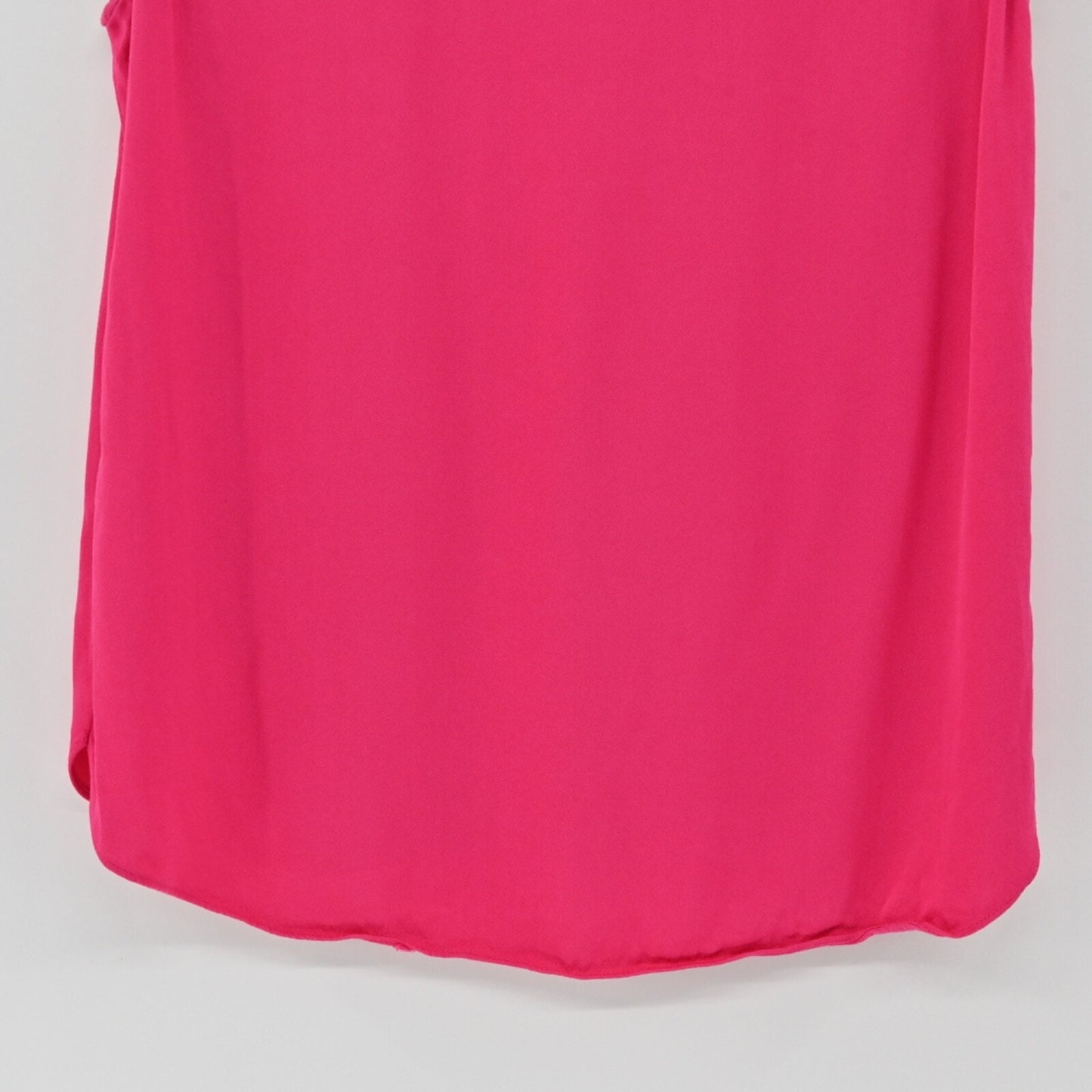 KATE SPADE Top Womens Sz L Pink V Neck Ruffle Flutter Cap Sleeve Preppy New York