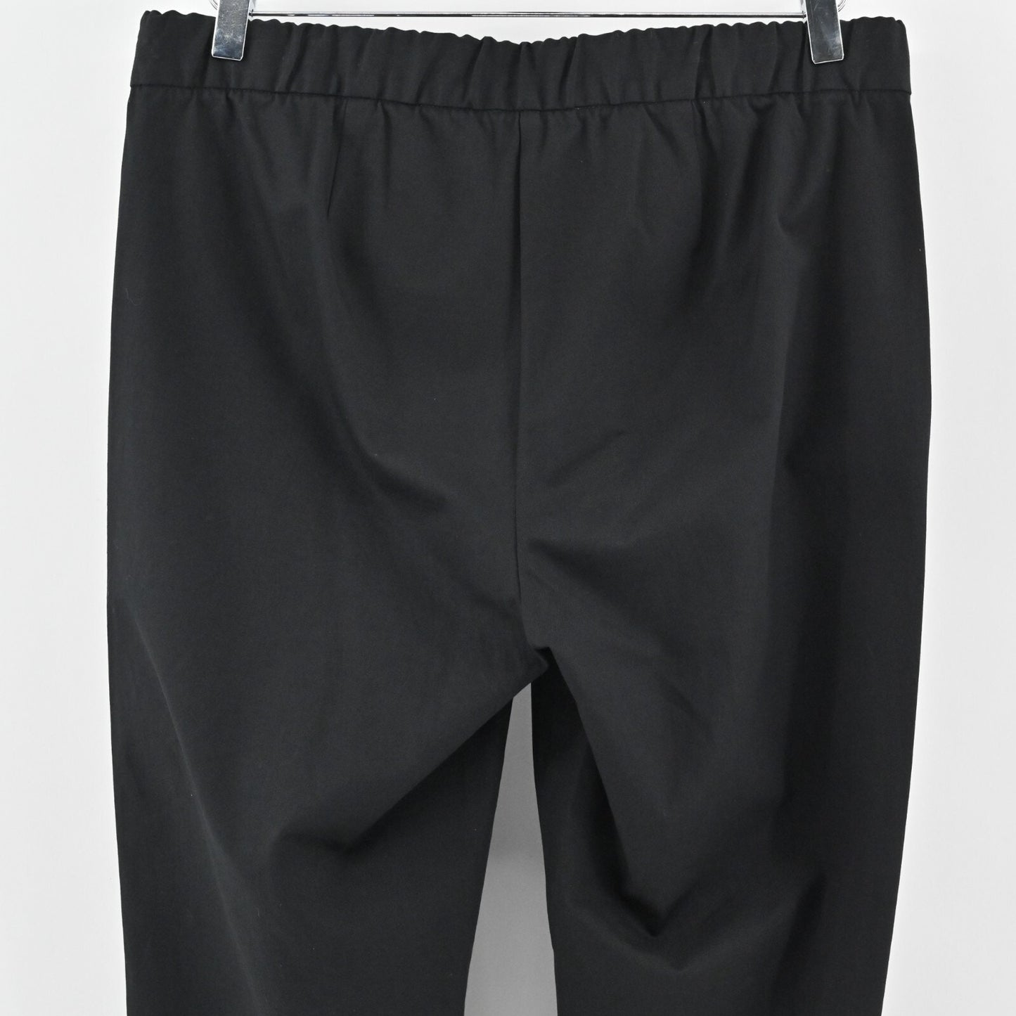 EILEEN FISHER Black Pull On Pants Womens Size S High Rise Slim Straight Ankle