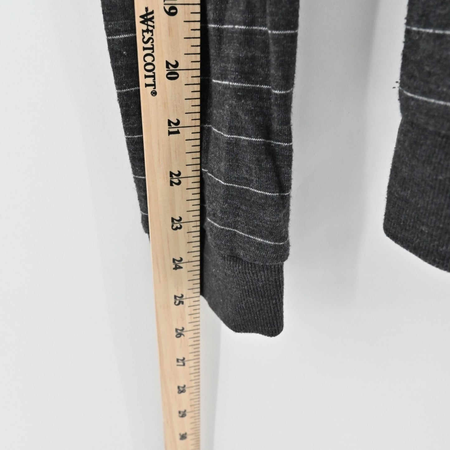 MARINE LAYER Womens Alden Hoodie Size M Double Knit Cowl Neck Stripe Sweatshirt