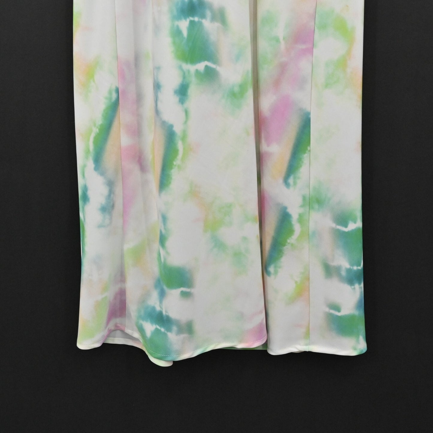 AMANDA UPRICHARD Tie Dye Dress Size M Pasadena Print Sleeveless Racerback Midi