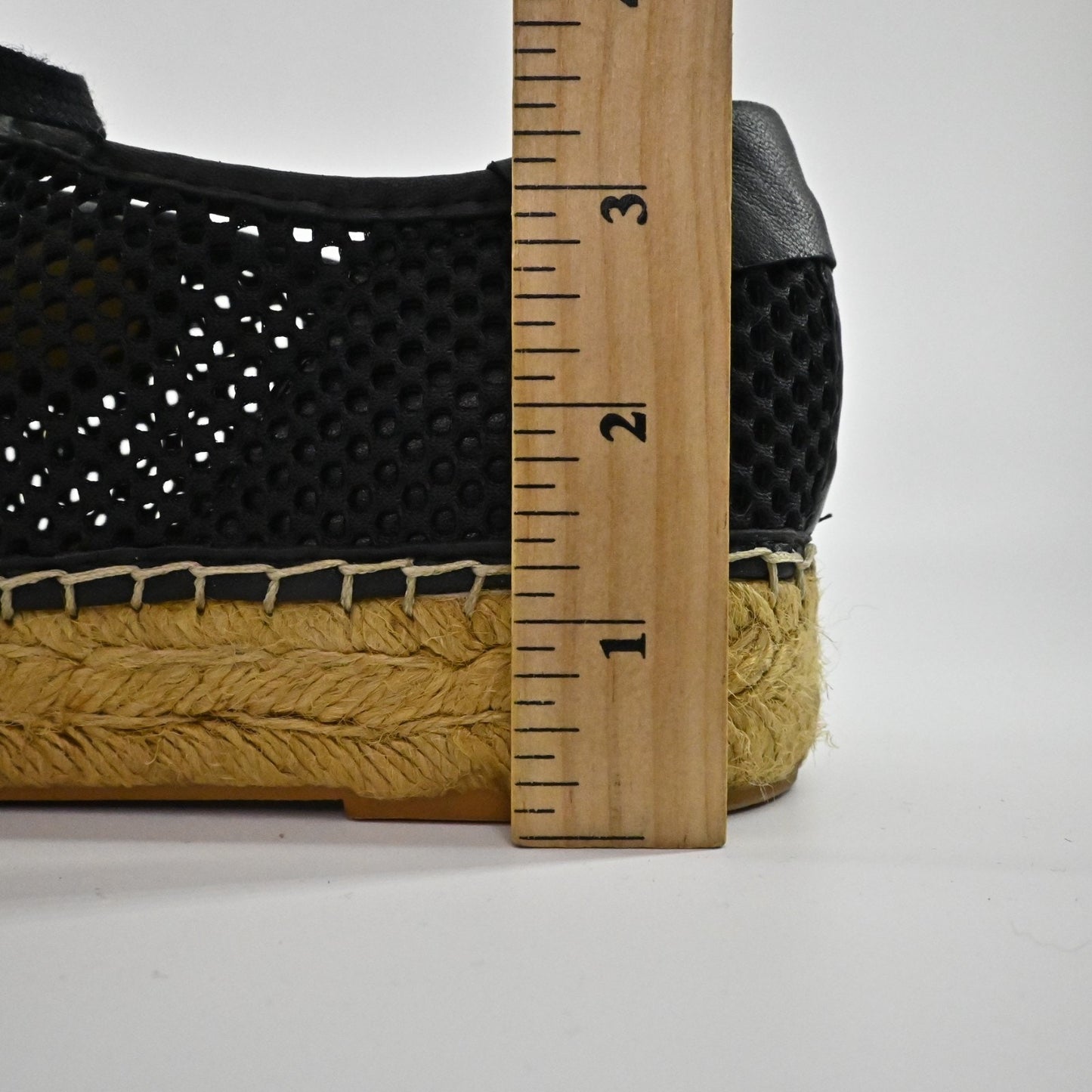Marc Fisher Womens Macey Mesh Platform Espadrille Sneakers Size 11 Black