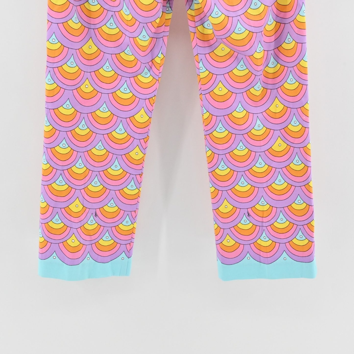 TRINA TURK Colorful Pants Womens Size 6 Hippie Retro Pastels Straight Leg Ankle