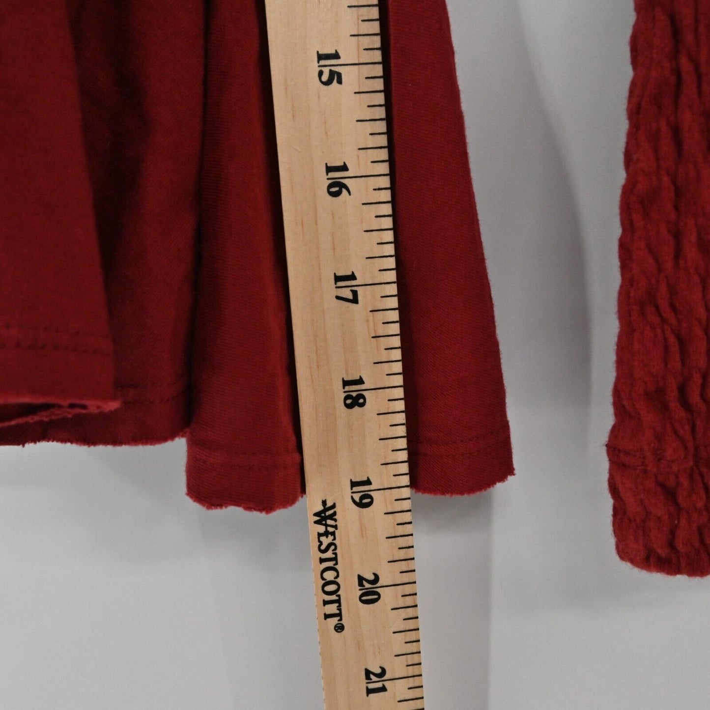 ANTHROPOLOGIE Top Womens Size S Smocked Bell Sleeve Scoop Neck Stretch Blouse