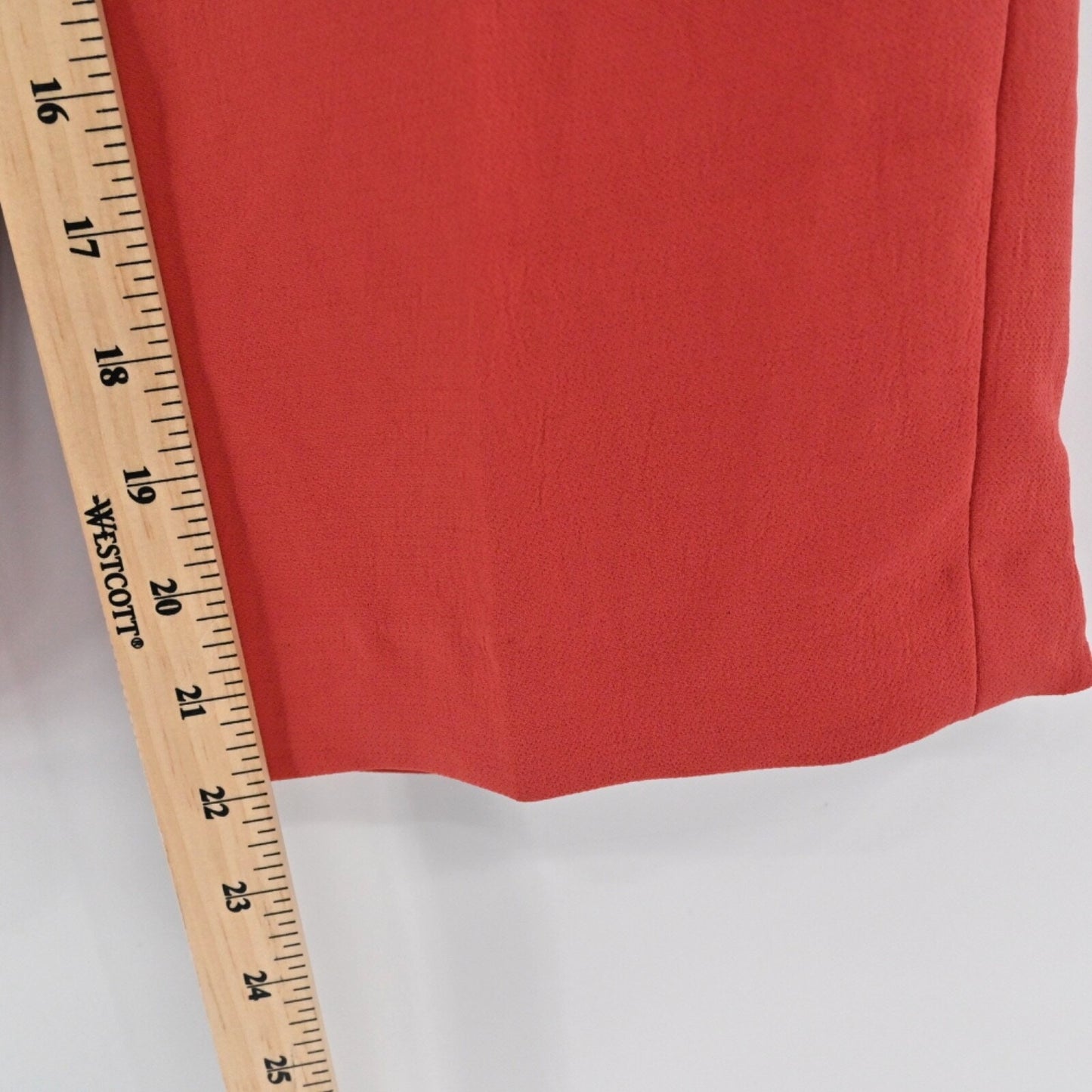 ARITZIA WILFRED Womens The Effortless Pants Size 2 Red Pleated High Rise Career