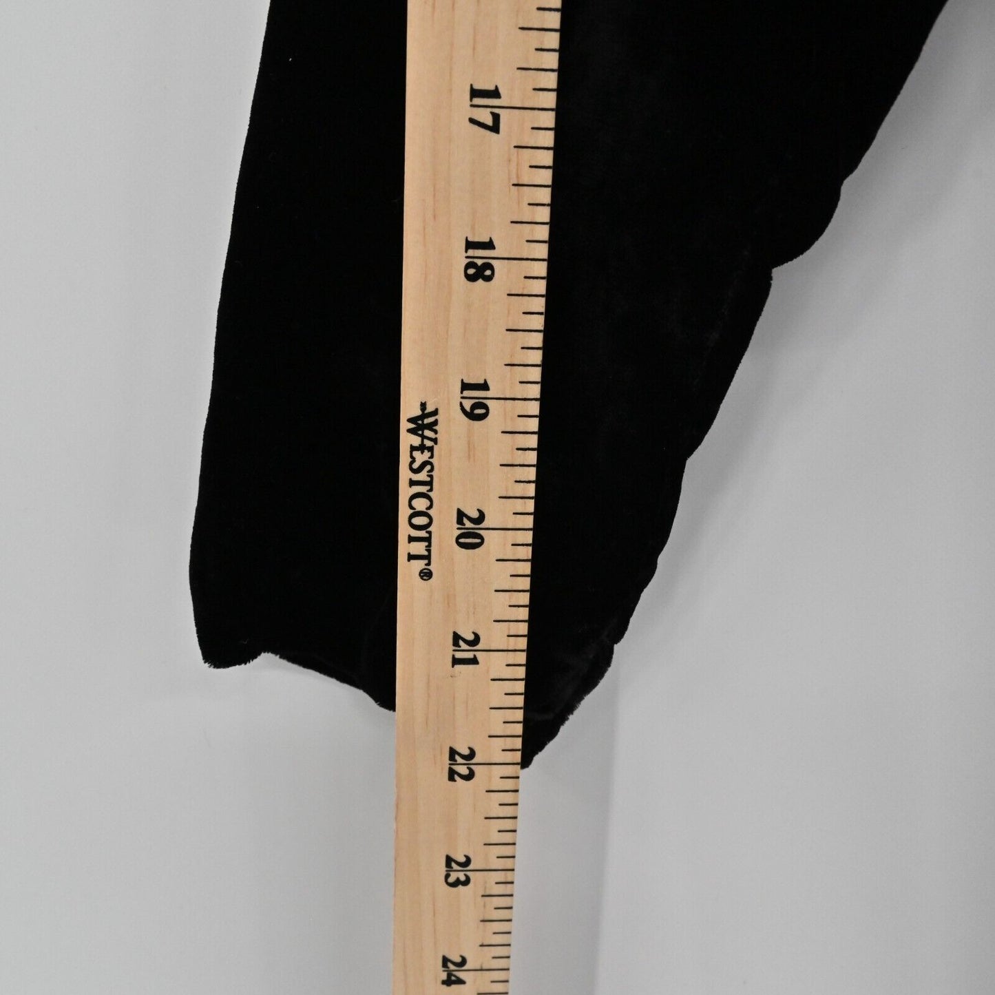 Vtg GUY LAROCHE Dress Womens Size M Long Sleeve Black Velvet Button Front VNeck