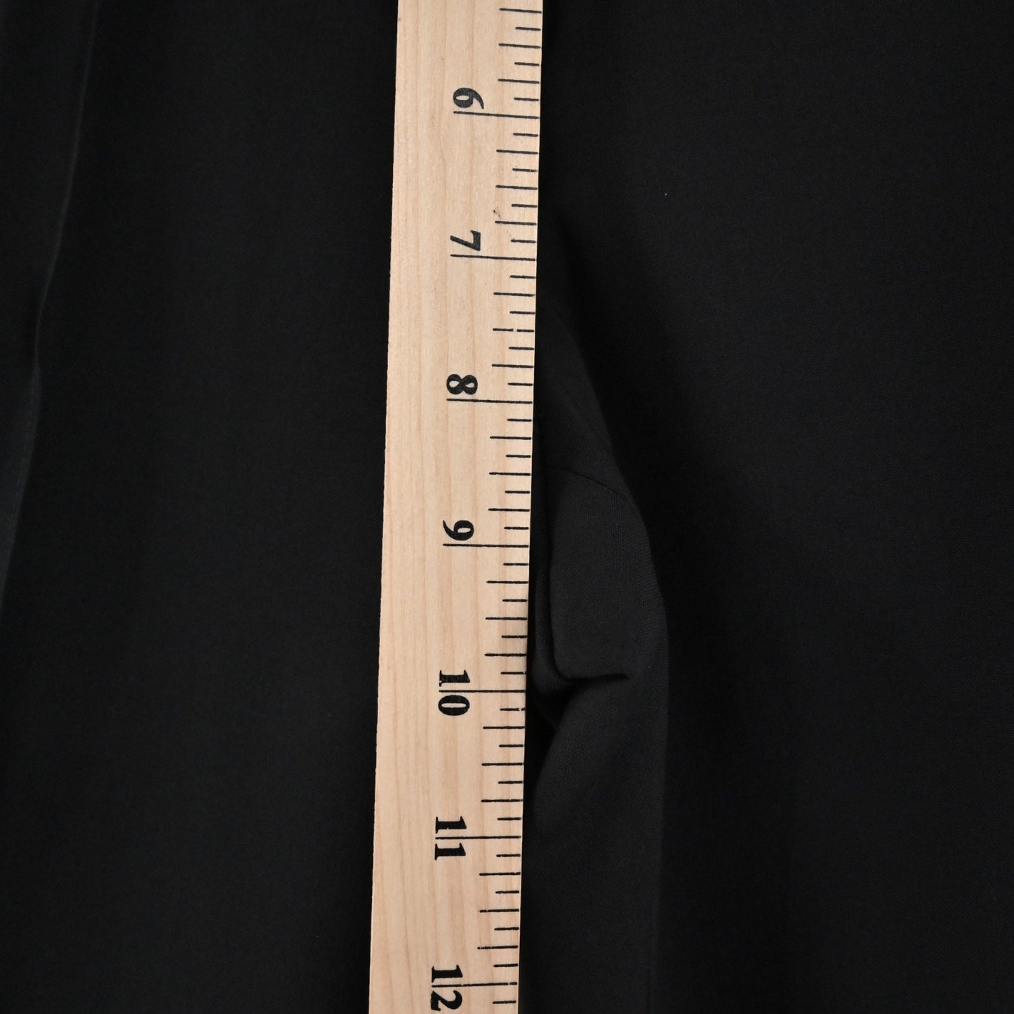 Cynthia Steffe Womens Wool Straight Trousers Size 8 Cuffed Black Pants Retro NEW