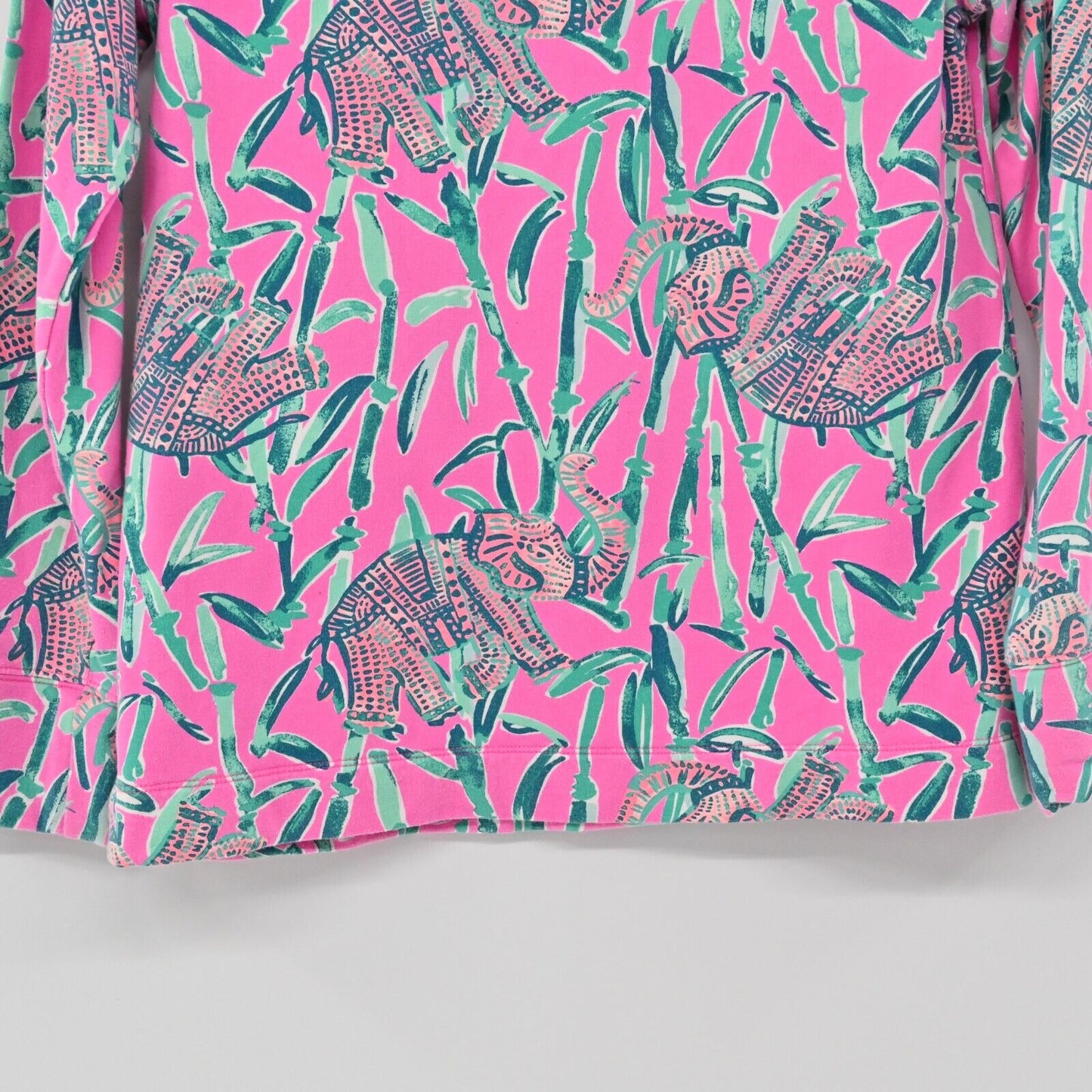 LILLY PULITZER Pullover Womens Size S Skipper Popover Quarter Zip Extra Lucky