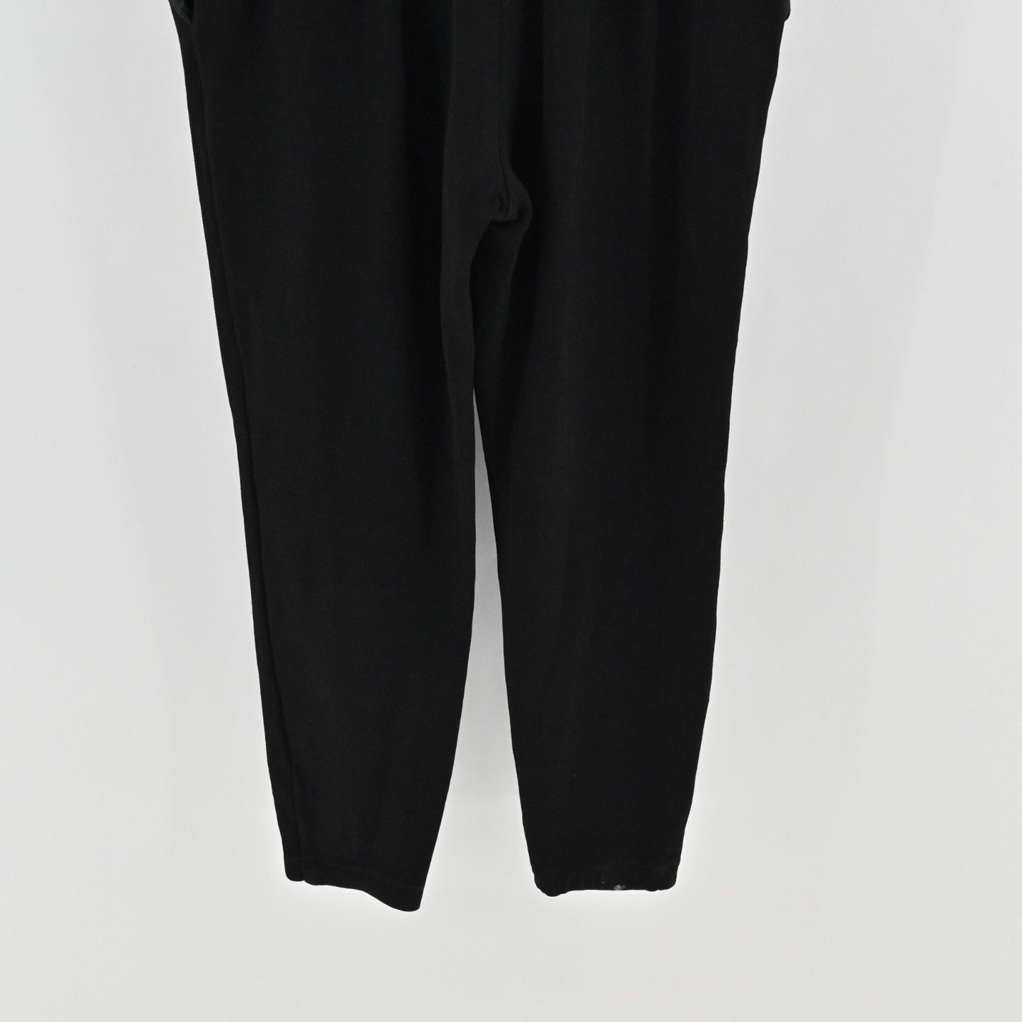 Theory Womens Black Sorgia Double Pique Jumpsuit Size S Cropped Short Sleeve