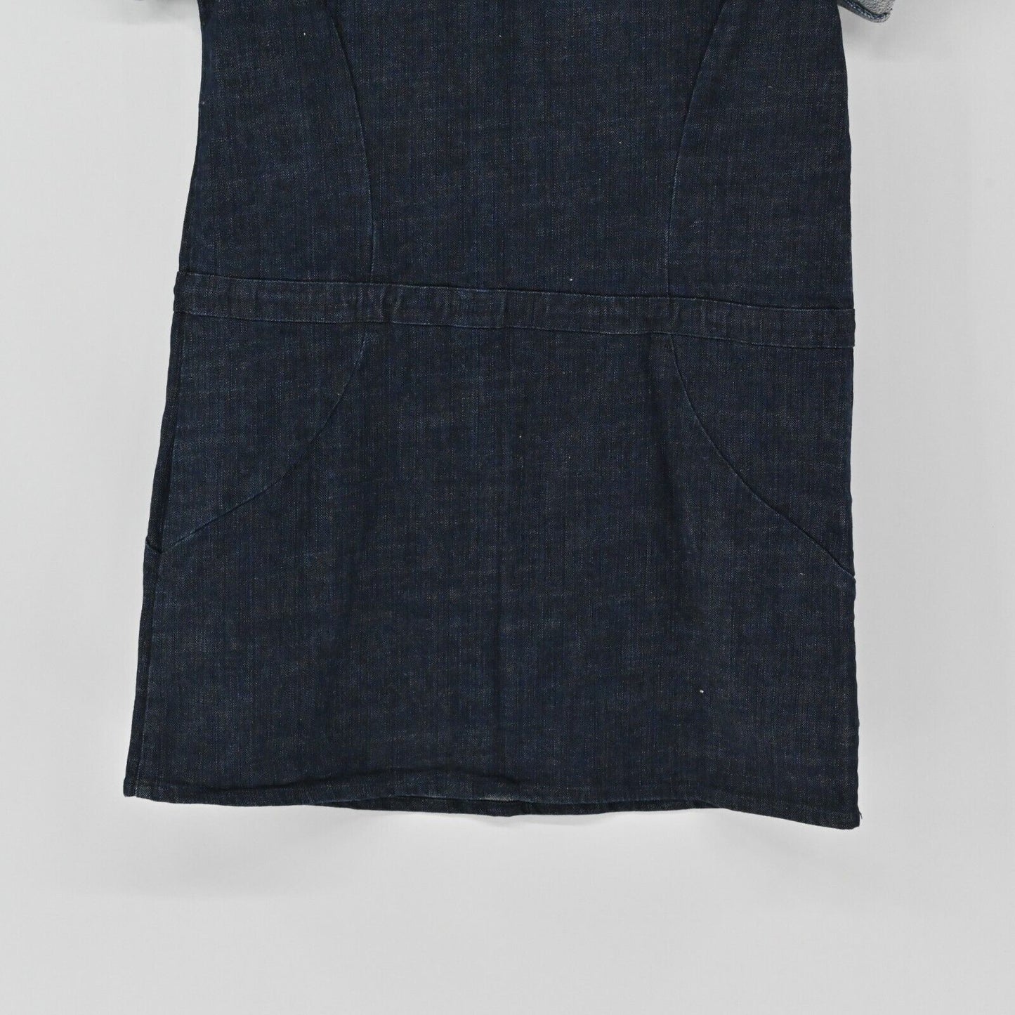 EMERSON FRY Dress Womens Size L Blue Jean Drawstring Waist Denim Tuckernuck