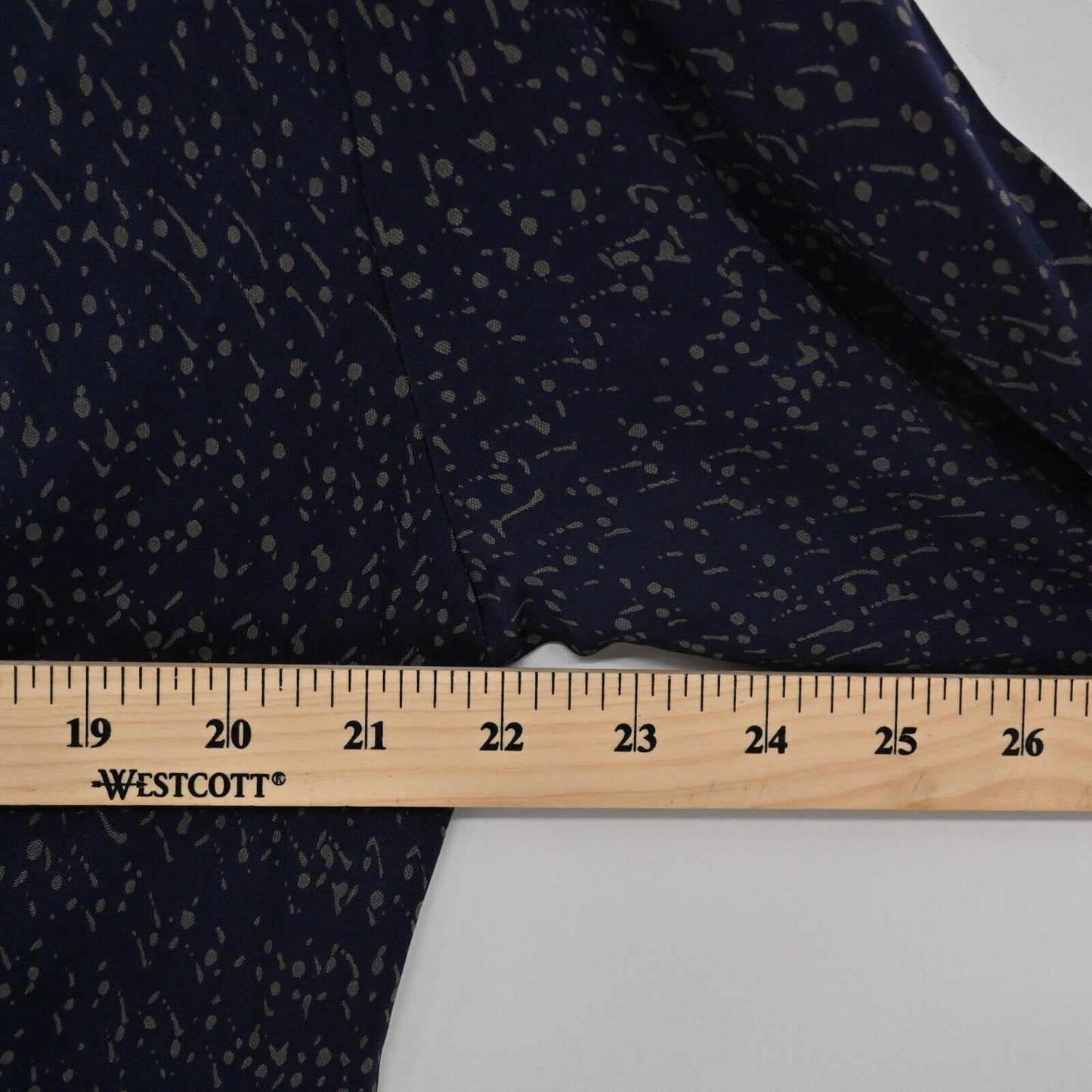 MALIPARMI Dress Size US 10 / IT 46 Navy Blue Embellished 3/4 Sleeves Italy NEW