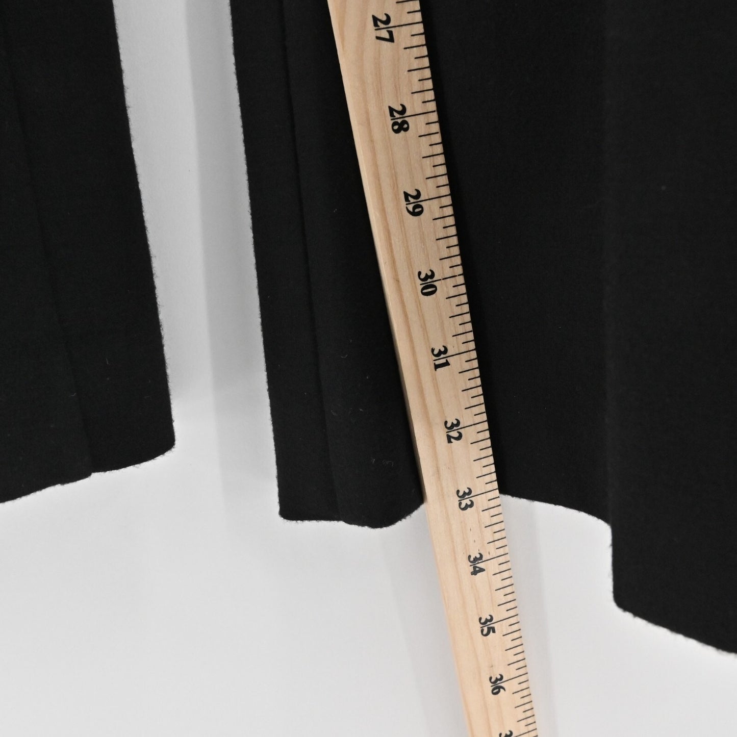 THEORY Womens Demitria Pants Size 12 Black Vent Slit Double Knit Flare High Rise