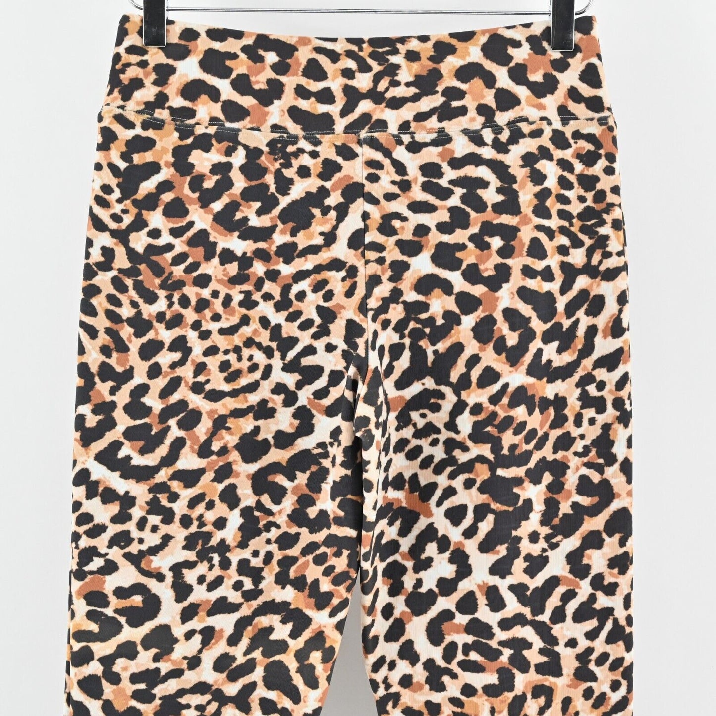 BOSTON PROPER Pants Womens Size XS Leopard Print Pull On Stretch Crop Skinny