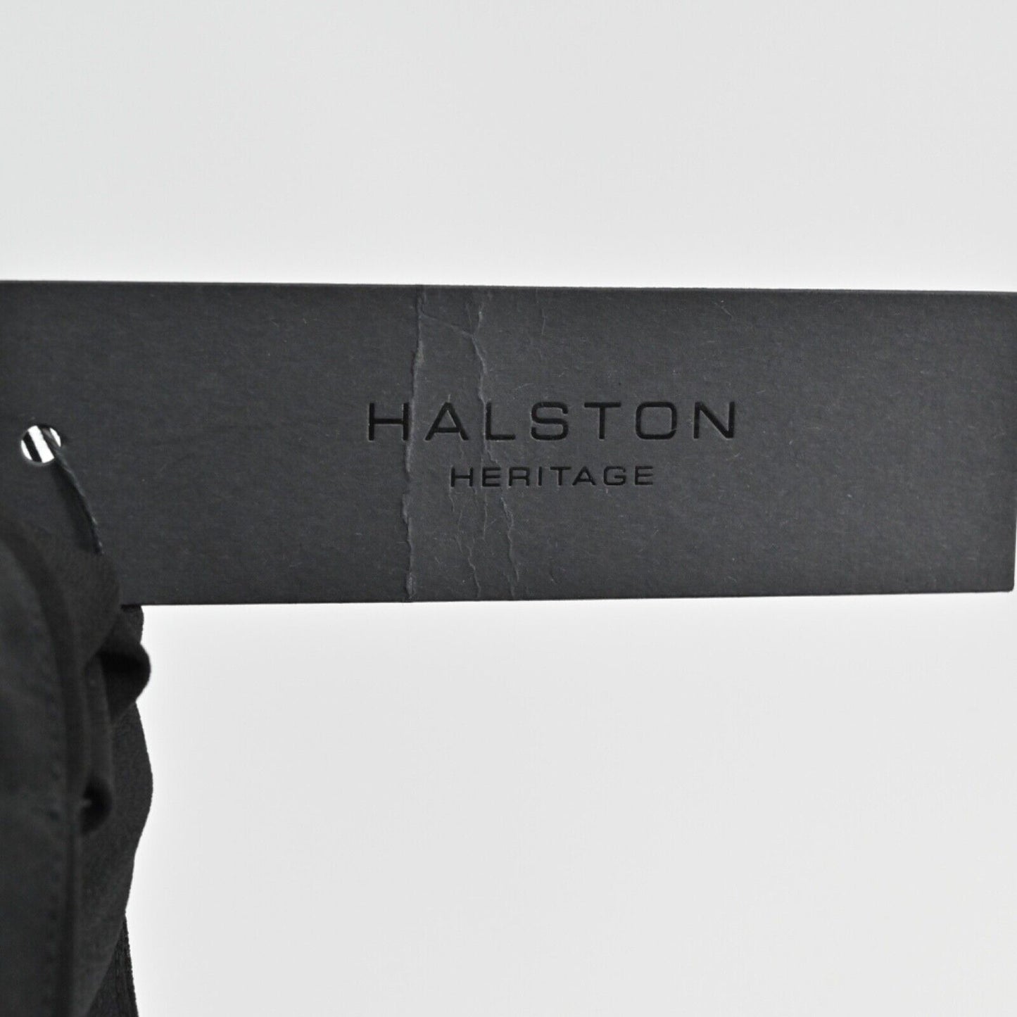 HALSTON HERITAGE Dress Womens Sz 2 Evening Gown Black Pleated Halter Retro NEW