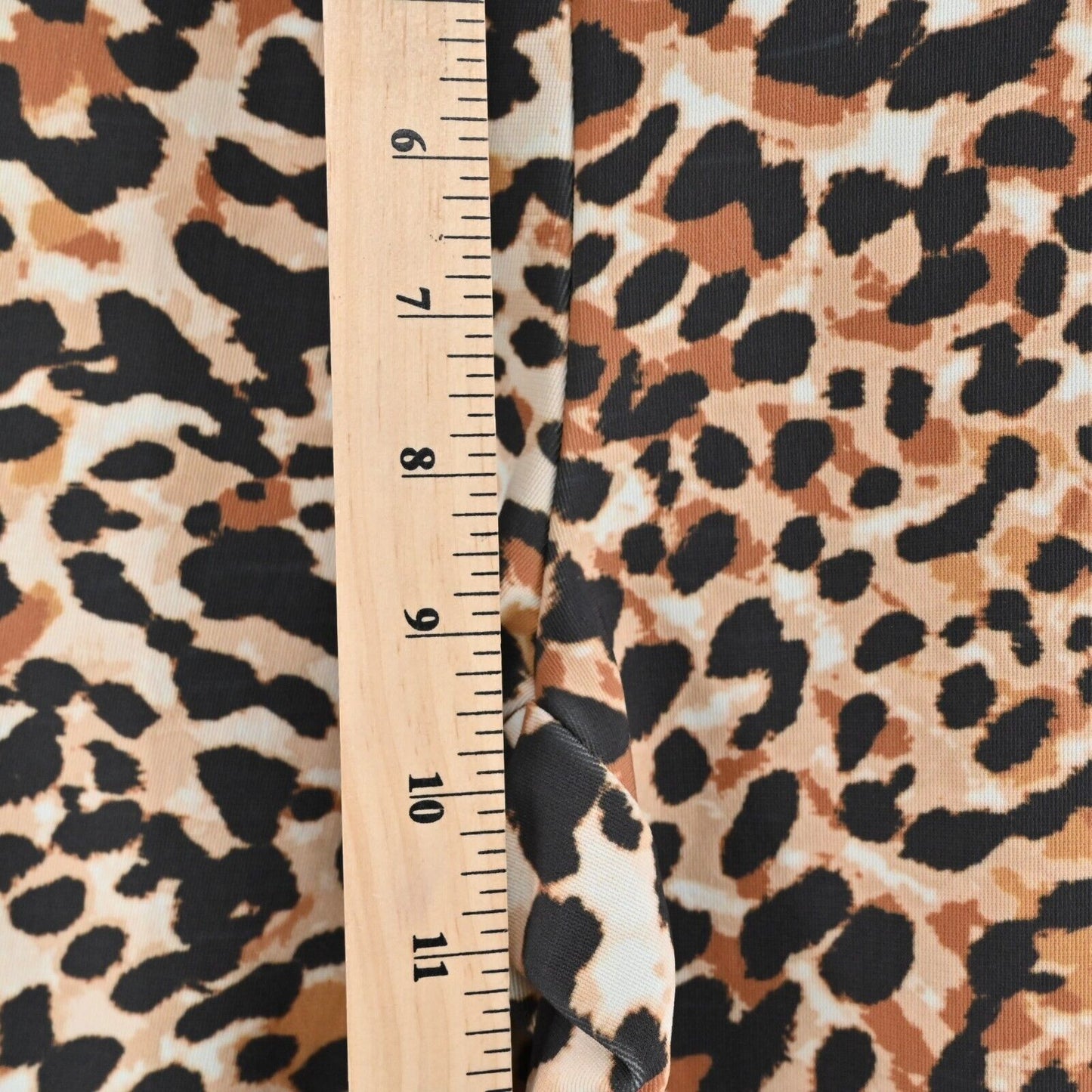 BOSTON PROPER Pants Womens Size XS Leopard Print Pull On Stretch Crop Skinny