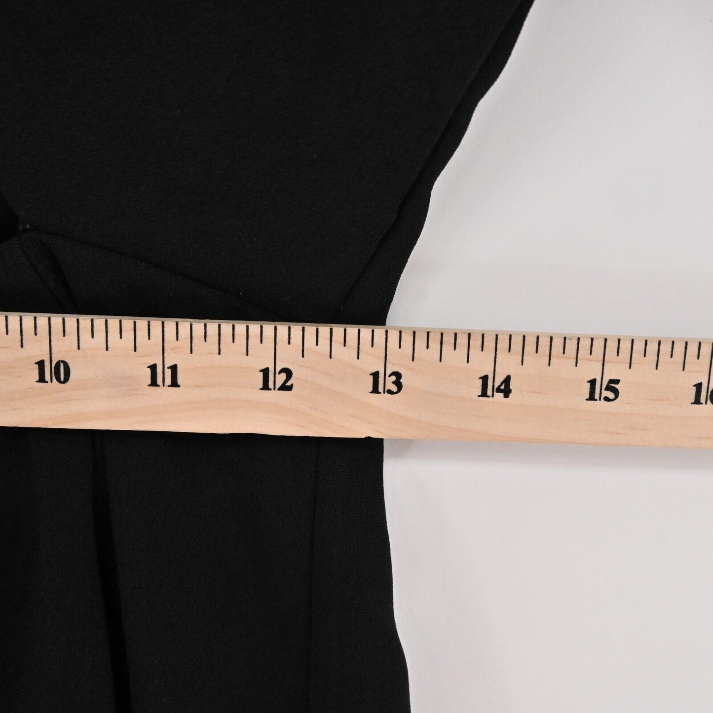 INTERMIX Romper Womens Size Medium Black Tie Front Cut Out Long Sleeve Goth Punk