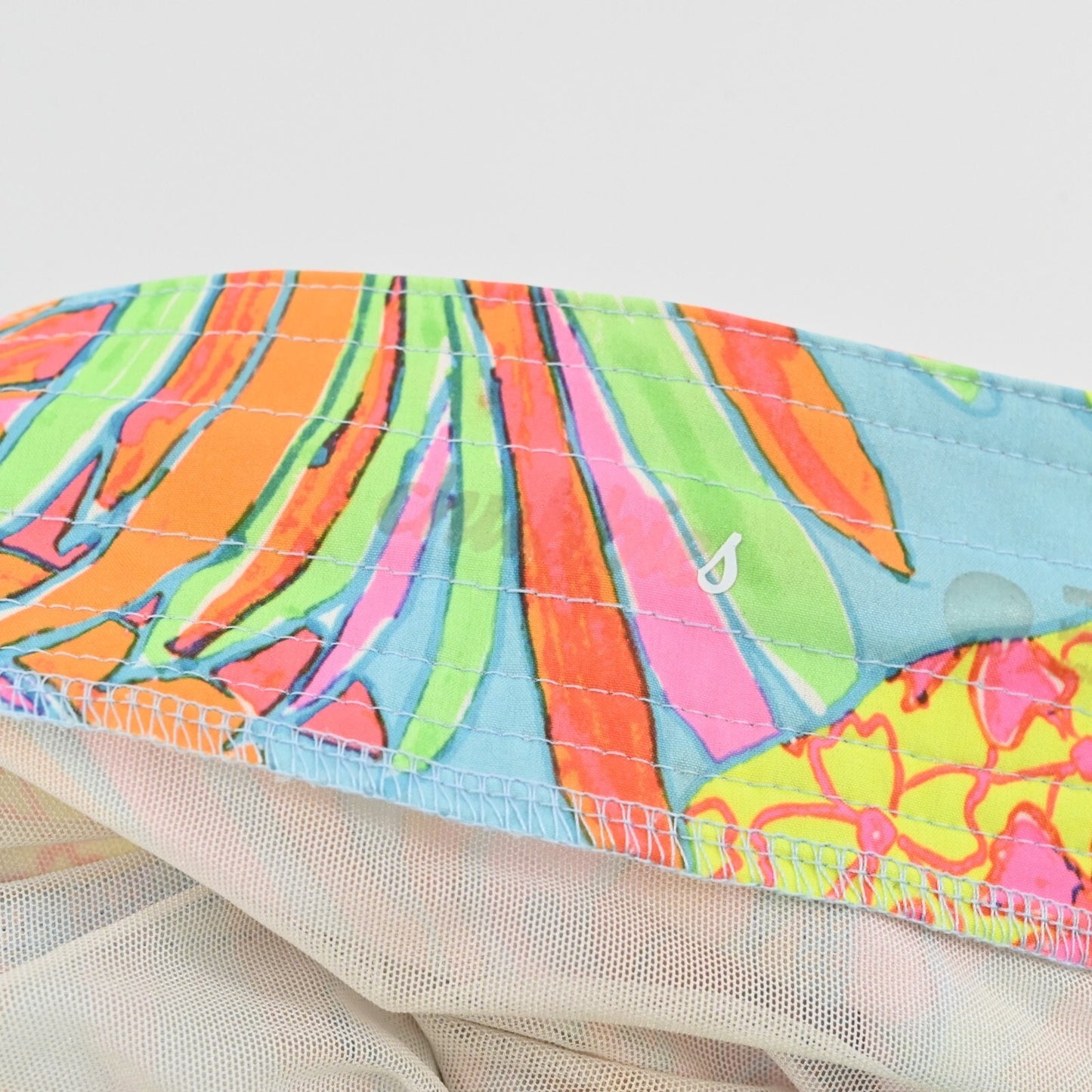 CHUBBIES Swim Trunks Mens Size M The Hooligans Multi Neon Pineapple Print Lined