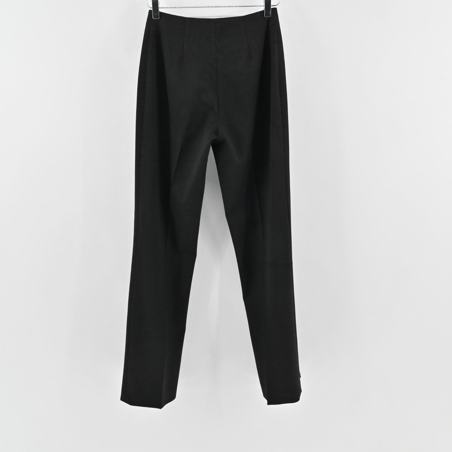 CACHE Womens Straight Leg Black Trouser Pants Size 4 Classic High Rise Stretch