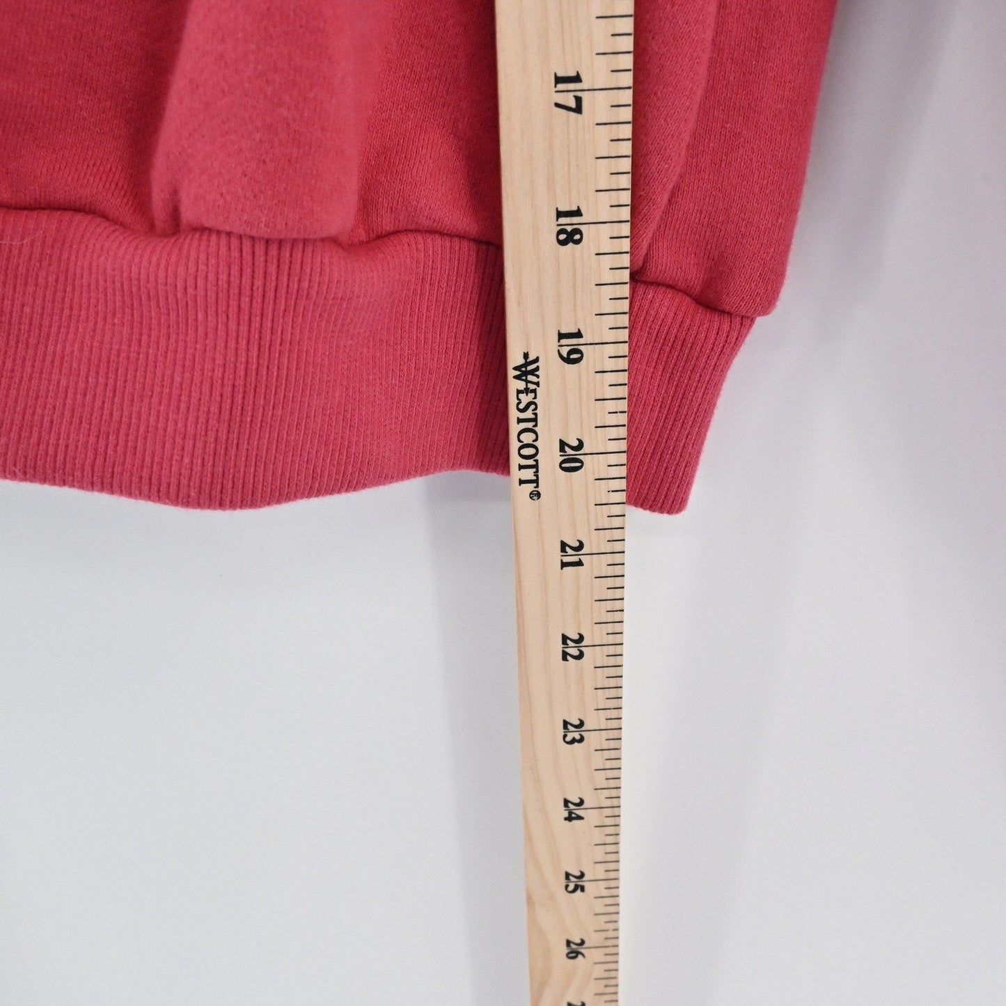 ALC Womens Crane One Shoulder Sweatshirt Size L Red Asymmetric Casual Pullover