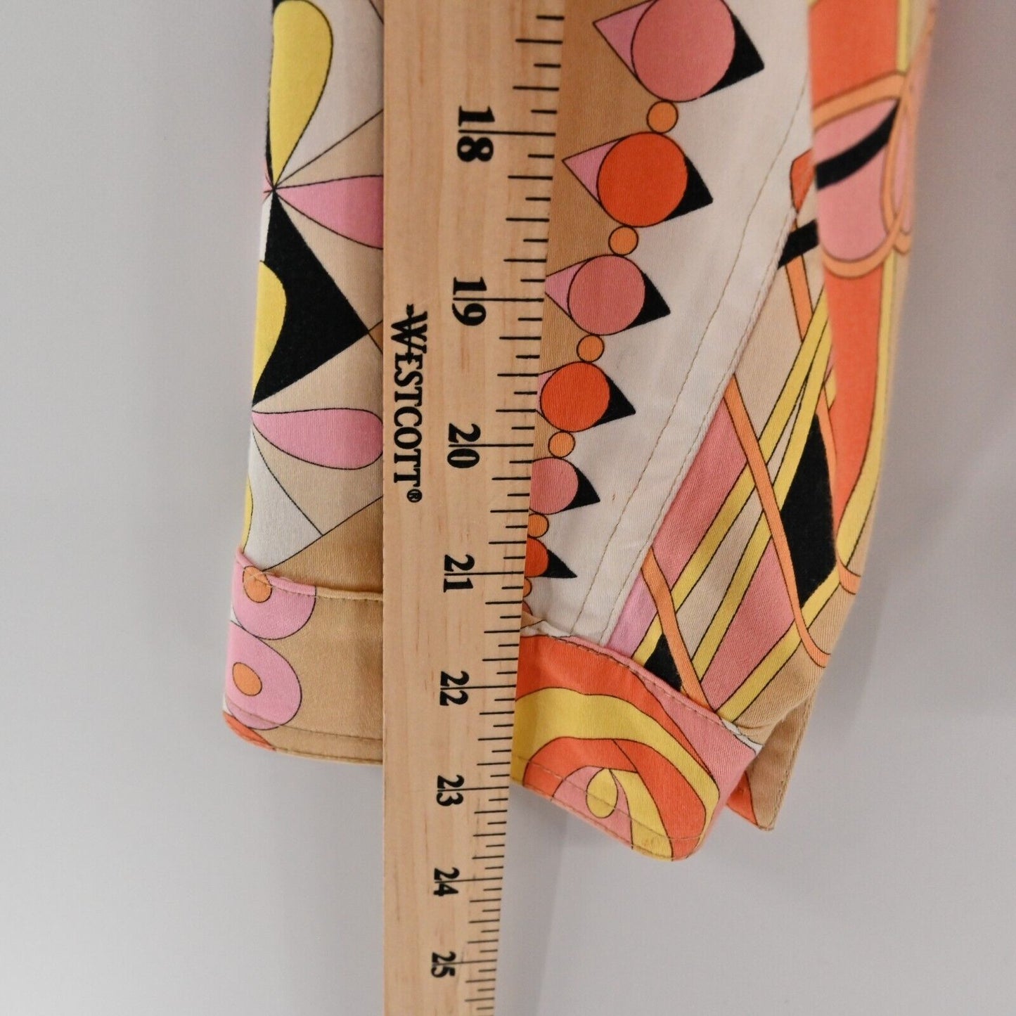 AVERARDO BESSI Jacket Womens Sz 10 Multicolor Abstract Print Button Down Pockets