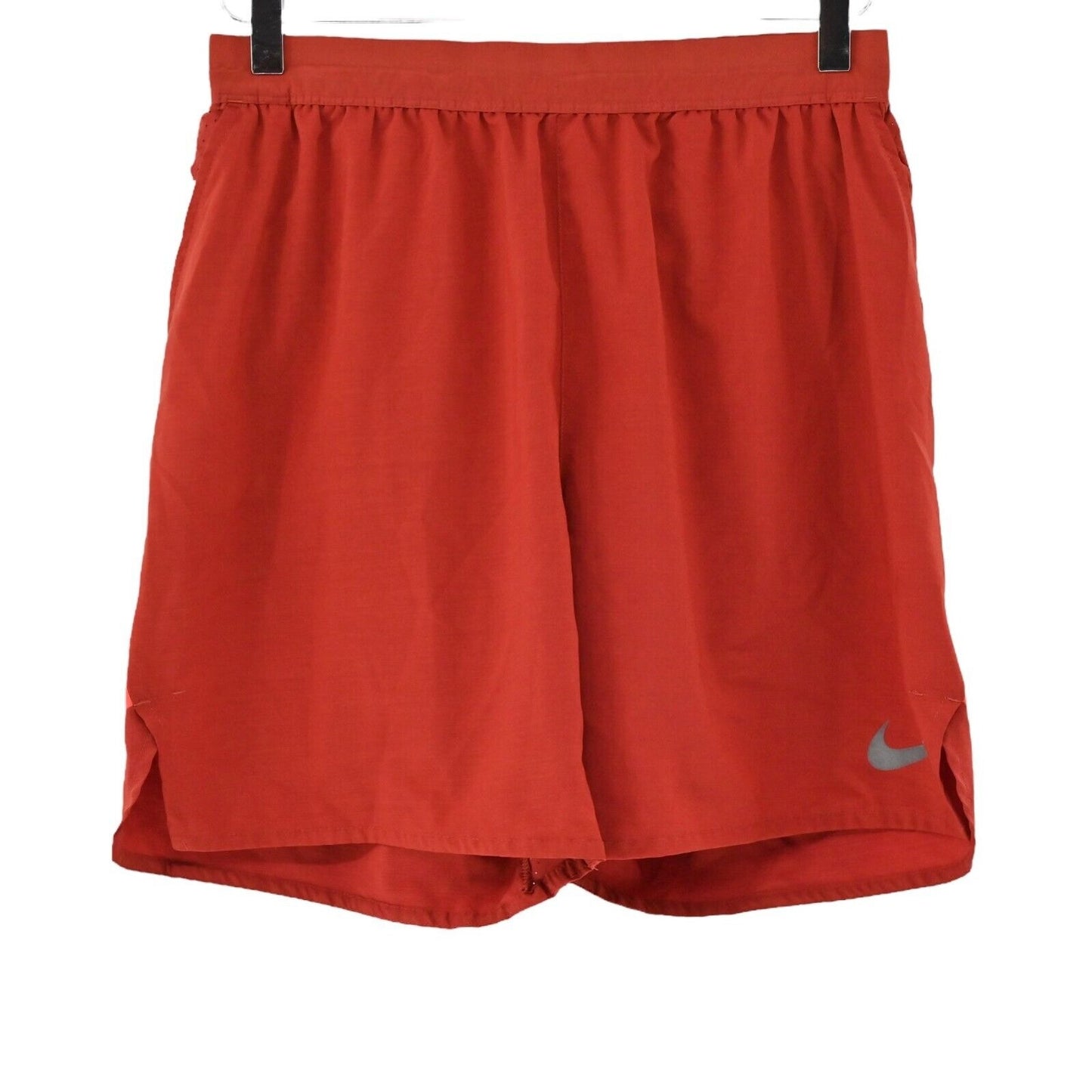 NIKE Shorts Mens Size M Red 7 Inch Dri Fit Flex Stride Elastic Waist Pockets Run