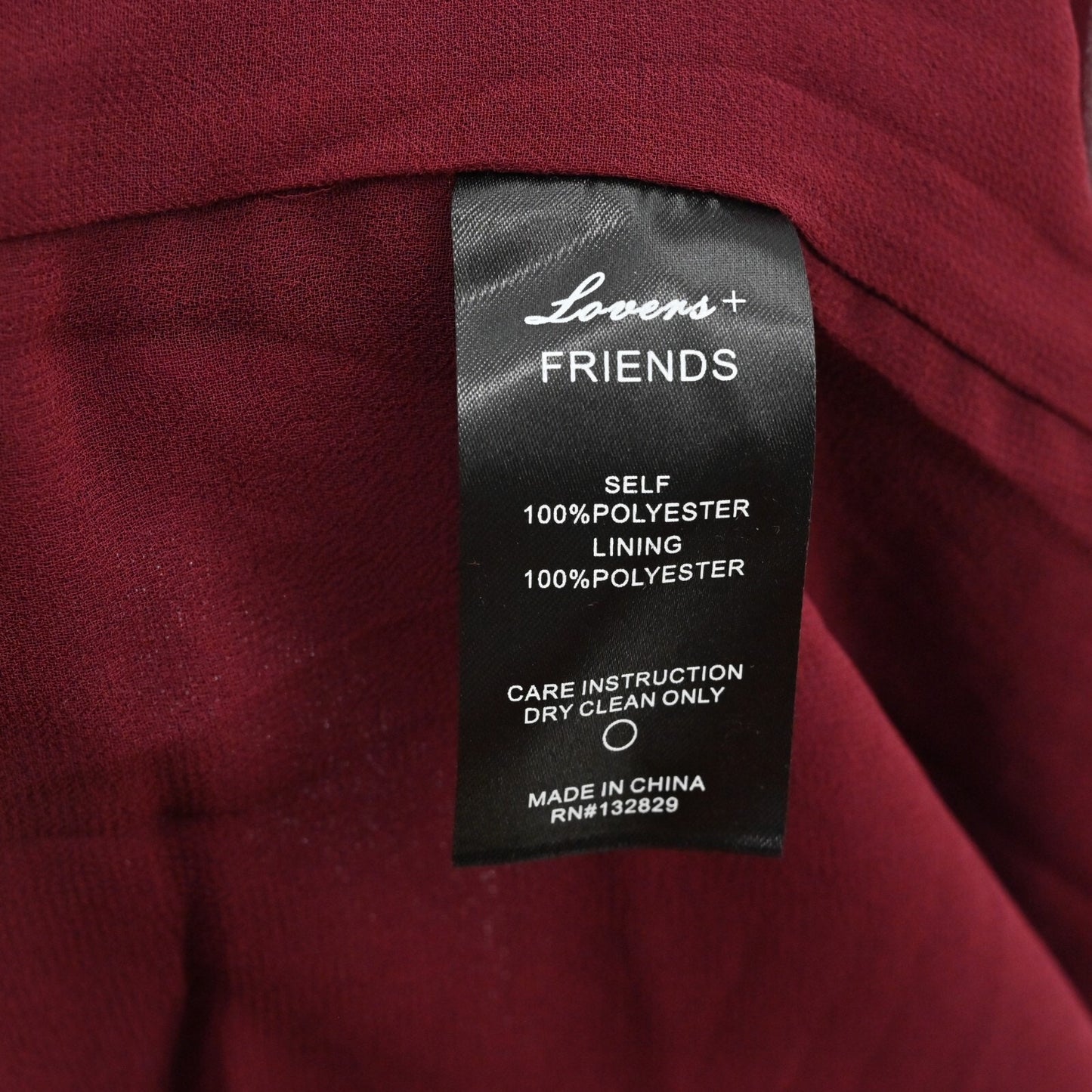 LOVERS FRIENDS Womens Lisa Velvet Skirt Size M Maroon Ruffle Holiday Party NEW