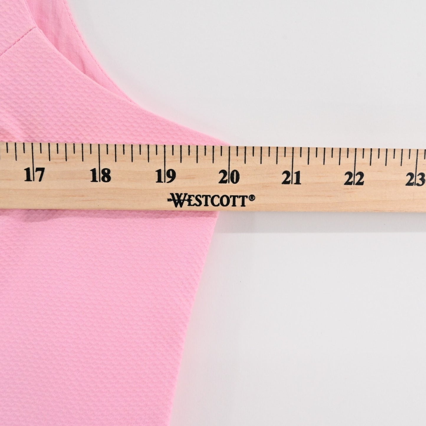 TORI RICHARD Dress Size 14 Pink Sleeveless Cotton Classic Sheath