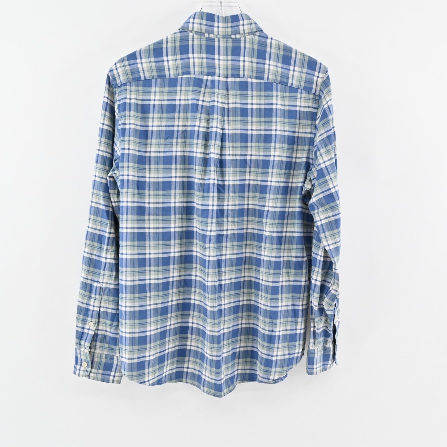 VINEYARD VINES Mens Plaid Shirt Size M Slim Longshore Blue Green Button Casual