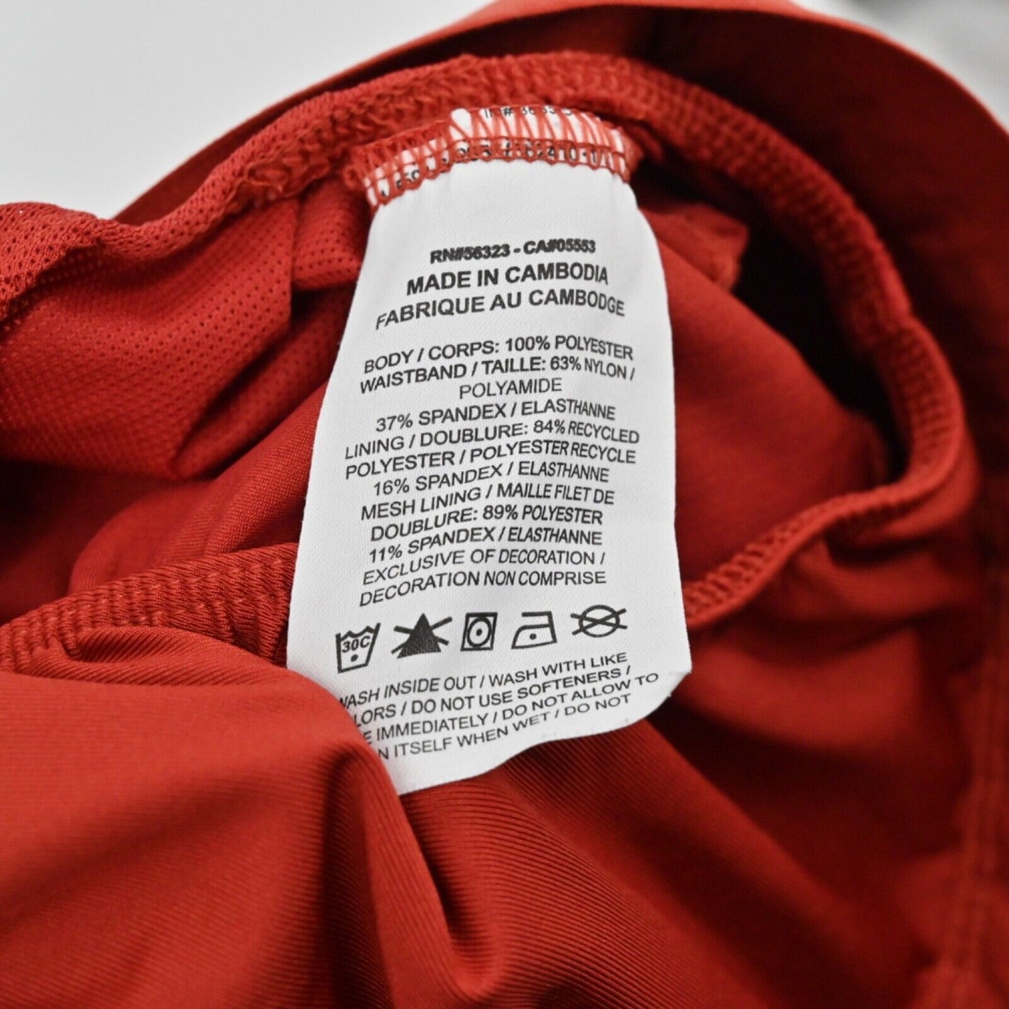 NIKE Shorts Mens Size M Red 7 Inch Dri Fit Flex Stride Elastic Waist Pockets Run