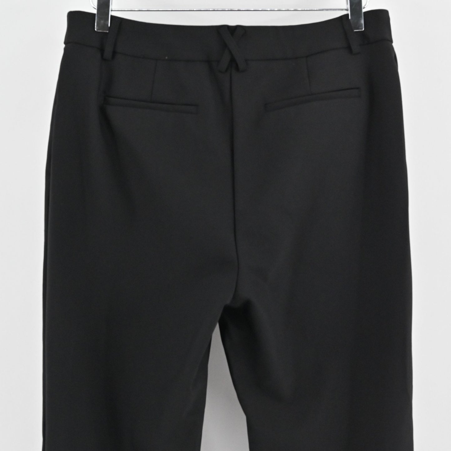 RACHEL ZOE Womens Kick Flare Crop Pants Size 10 High Rise Black Pull On Stretch