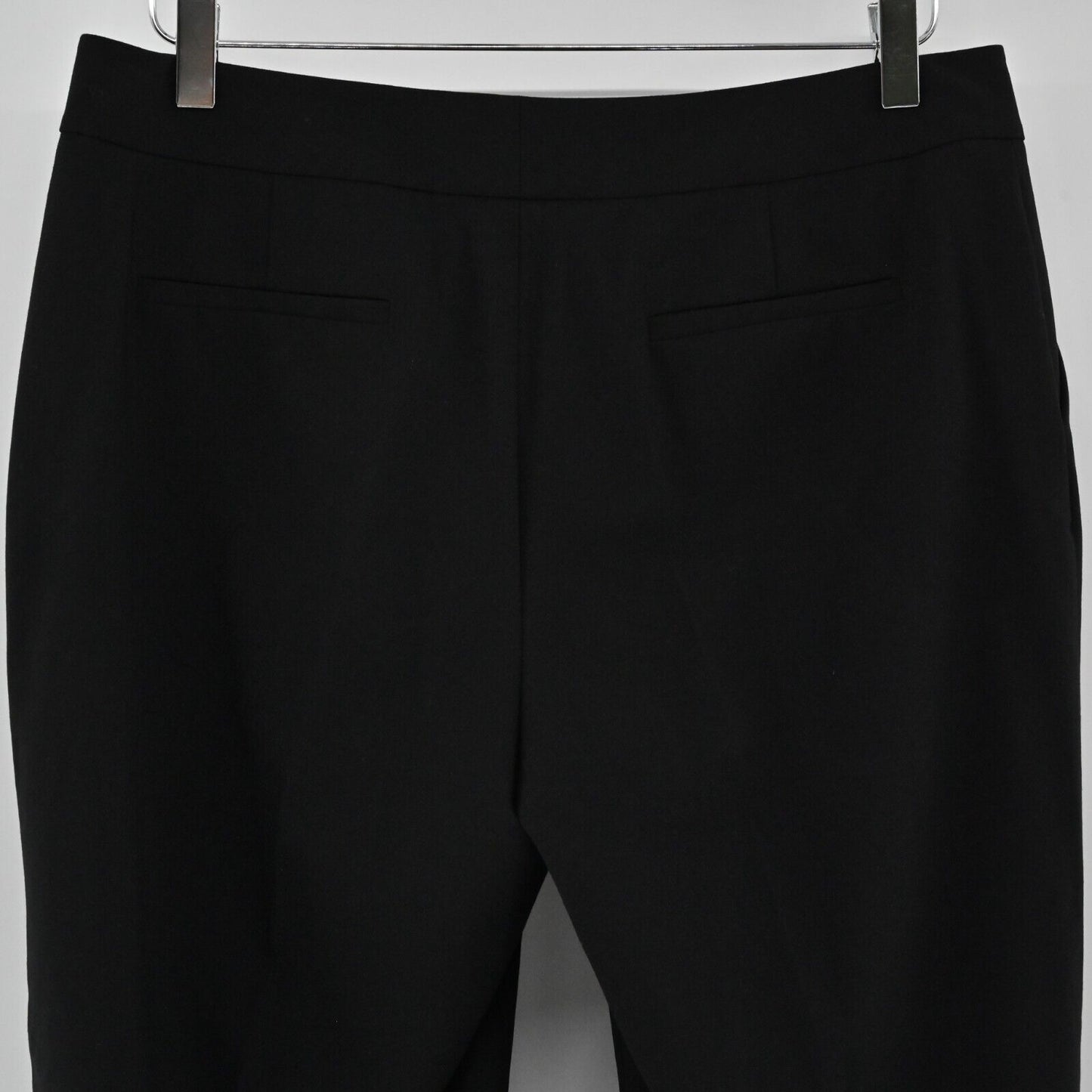 CALVIN KLEIN Pants Womens Sz 8 Black Wide Leg Classic Fit Trouser Pants Business