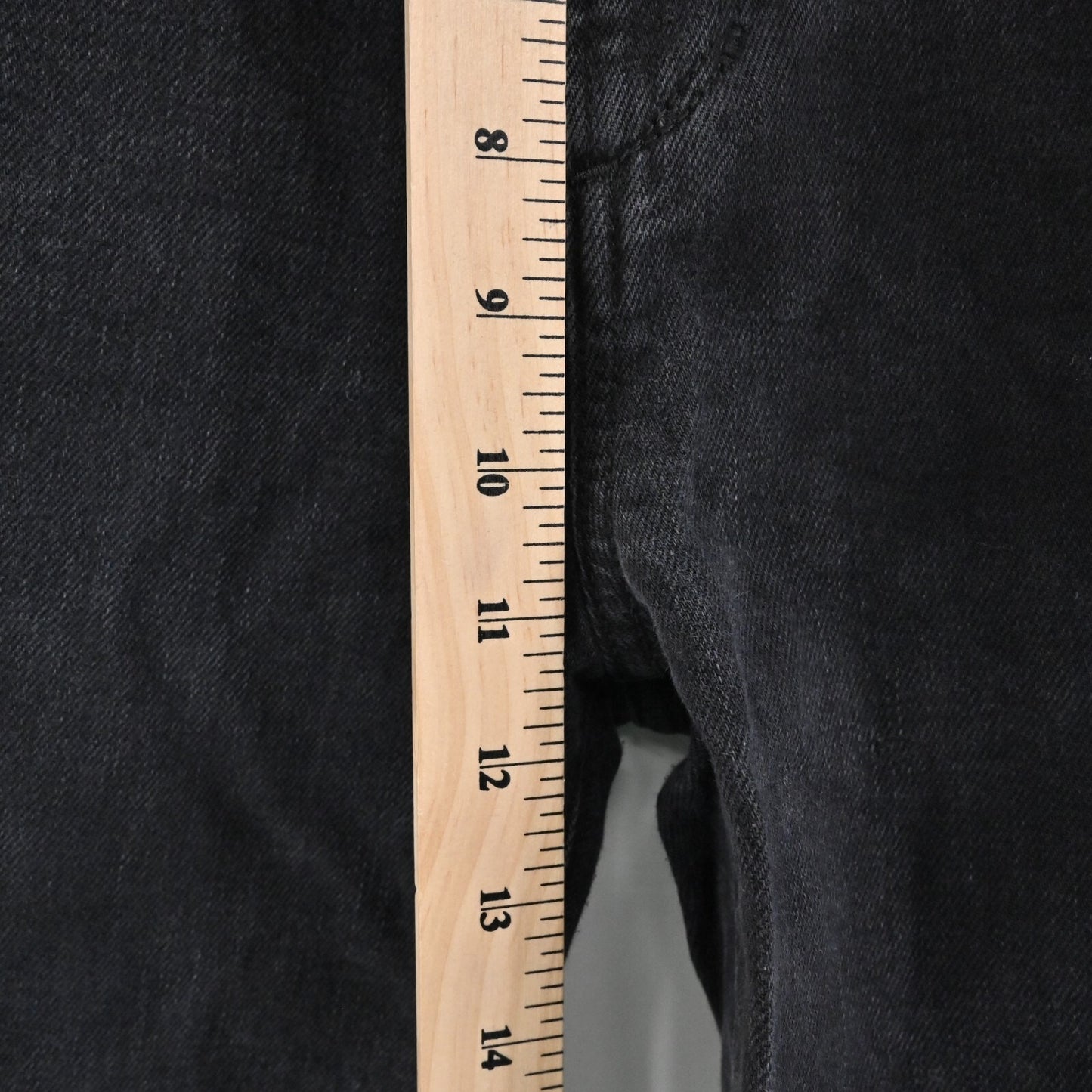 FAVORITE DAUGHTER Jeans Womens Sz 26 Black Valentina Tower Super High Rise FLAW