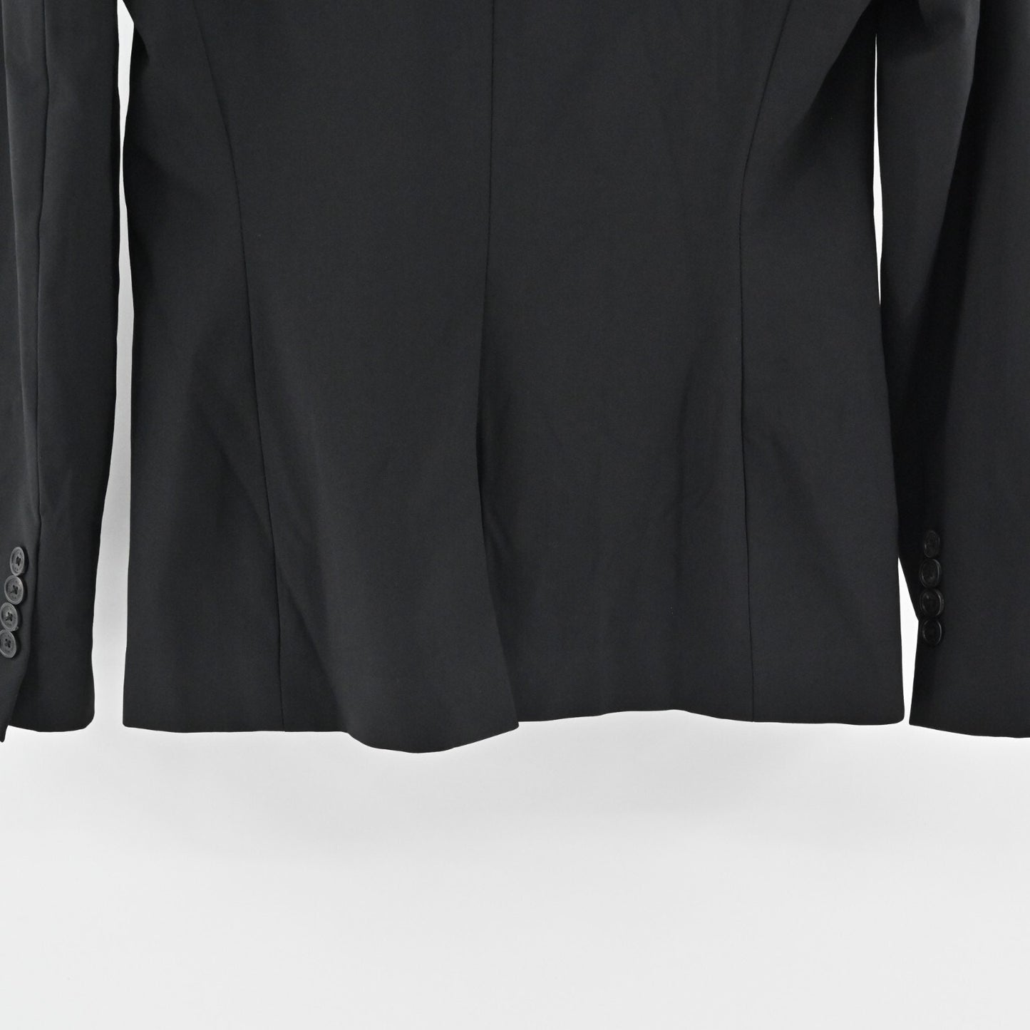 BROOKS BROTHERS Blazer Womens Size 4 Black Wool Blend Single Breasted Jacket