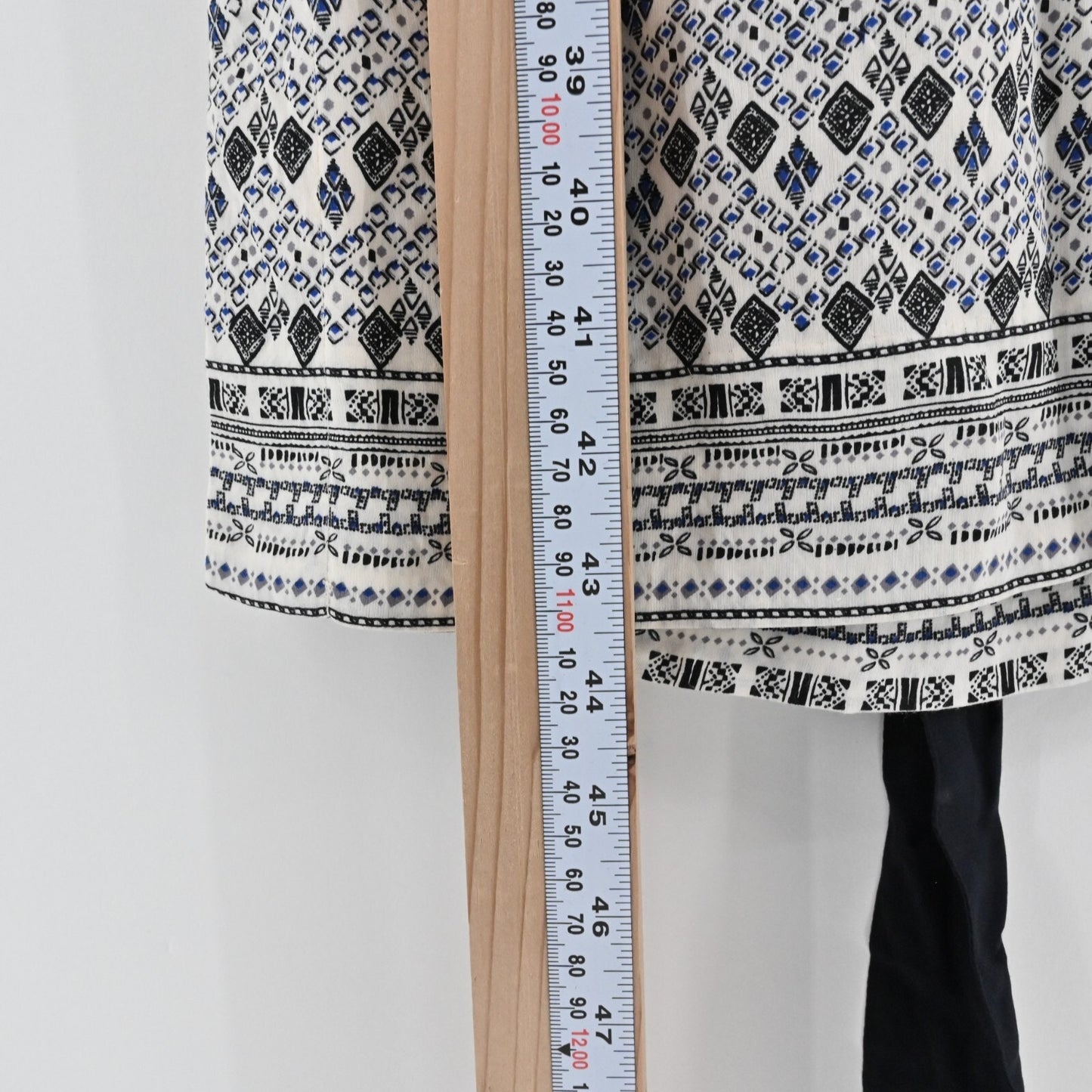 Anthropologie Womens Even Tide Shift Dress Size 4 HD IN PARIS Ivory Boho Print