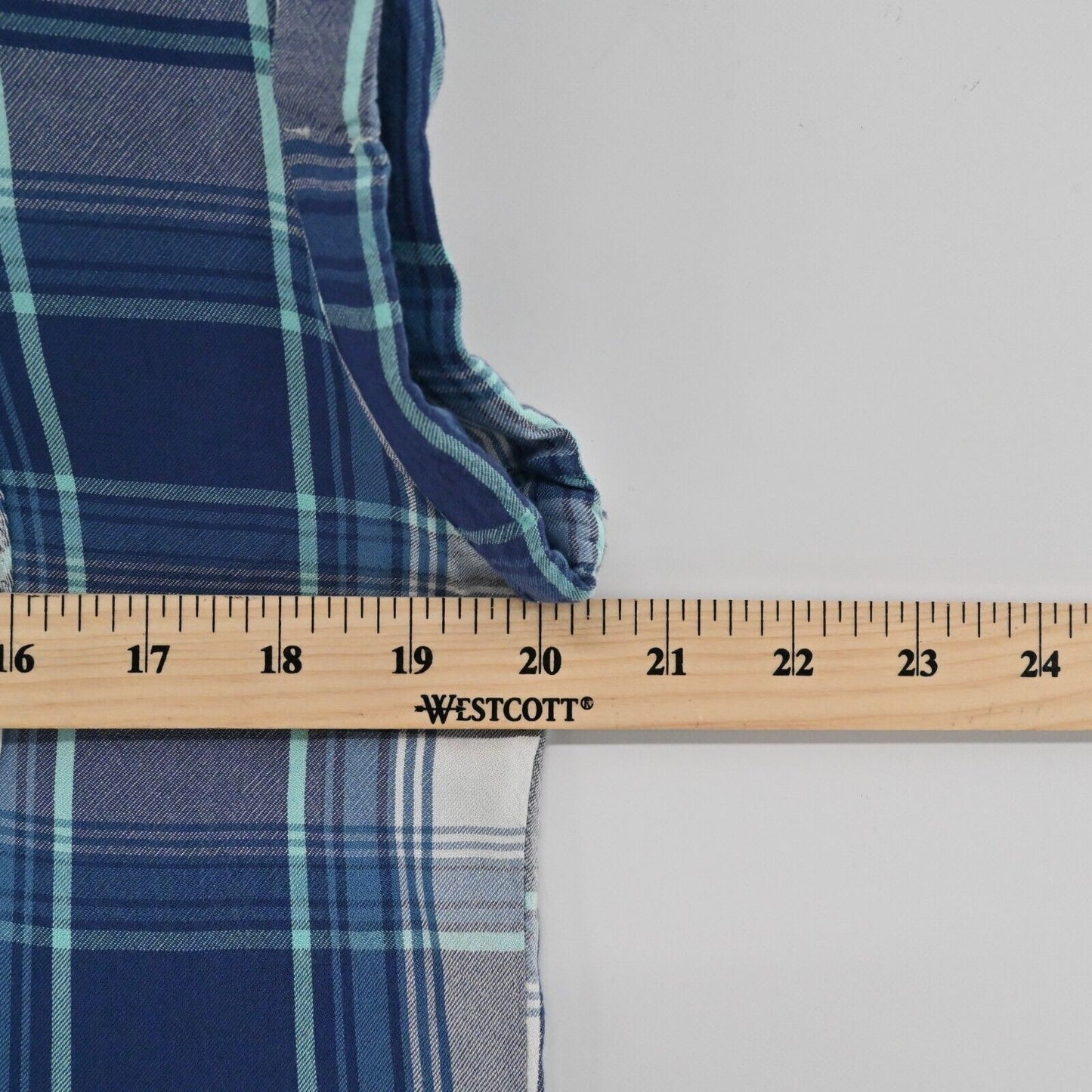 RAILS Top Womens Sz Small Britt Blue White Plaid Sleeveless Button Front Western