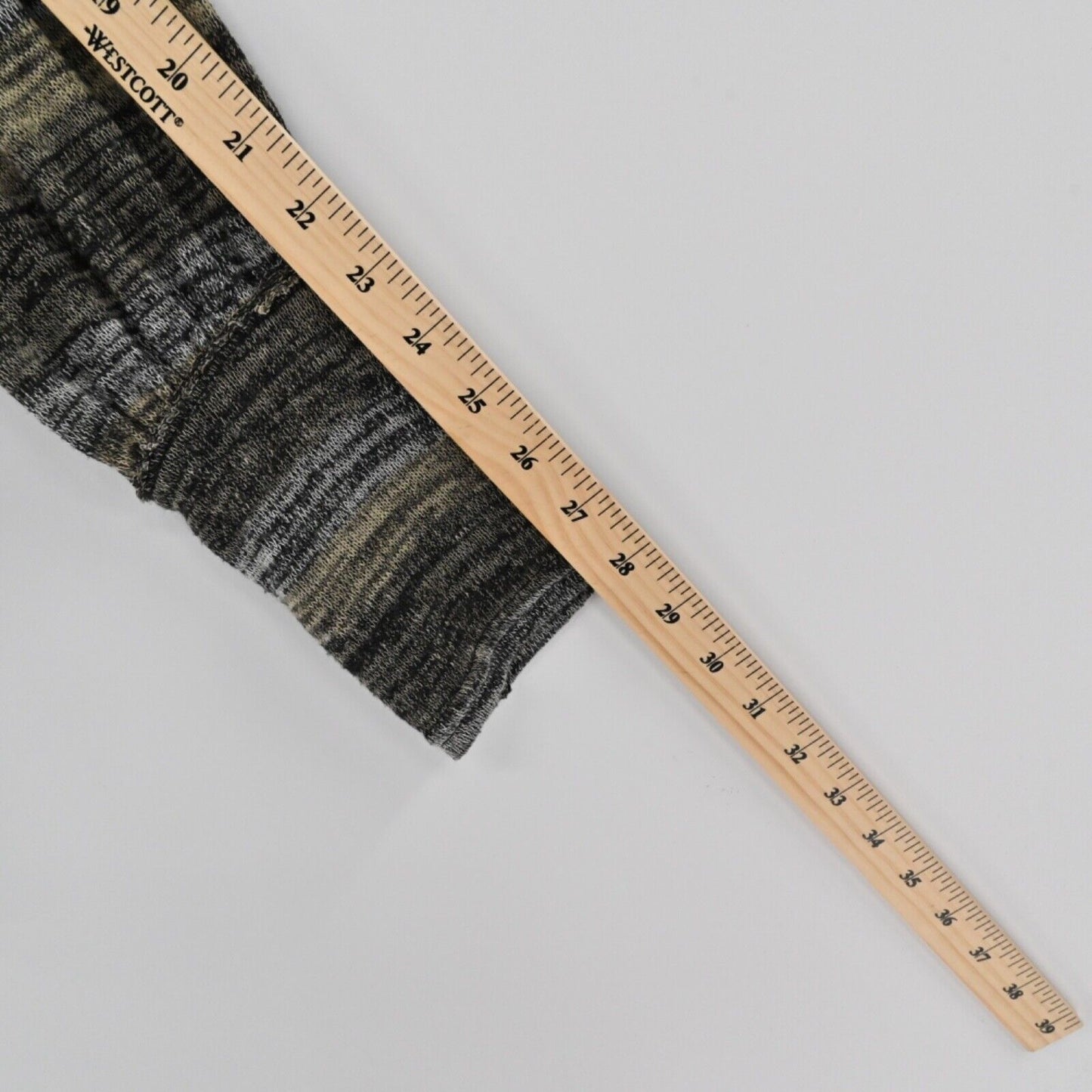 FREE PEOPLE Top Womens Size XS Black Brown Space Dye Stripe Oversized Knit USA