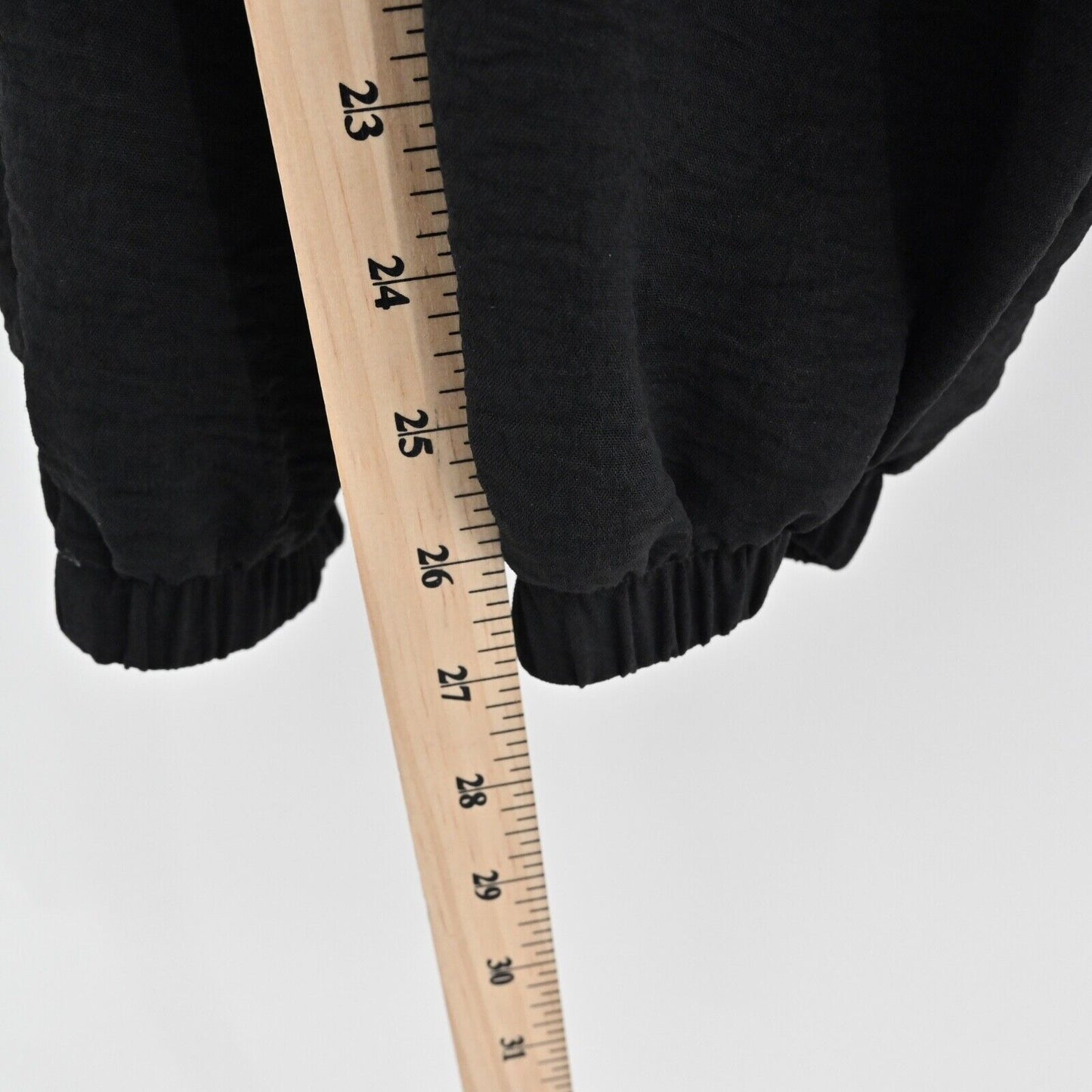 GILLI Jumpsuit Womens Size S Black Sleeveless Mock Neck Drawstring Waist Jogger