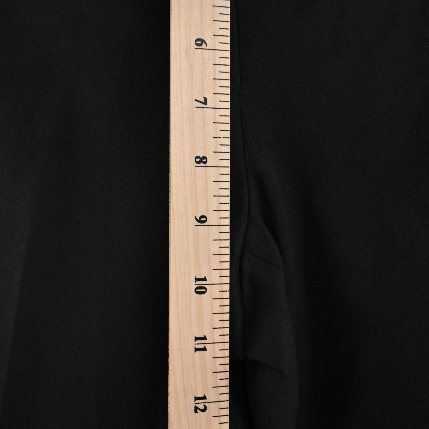 CACHE Womens Straight Leg Black Trouser Pants Size 4 Classic High Rise Stretch