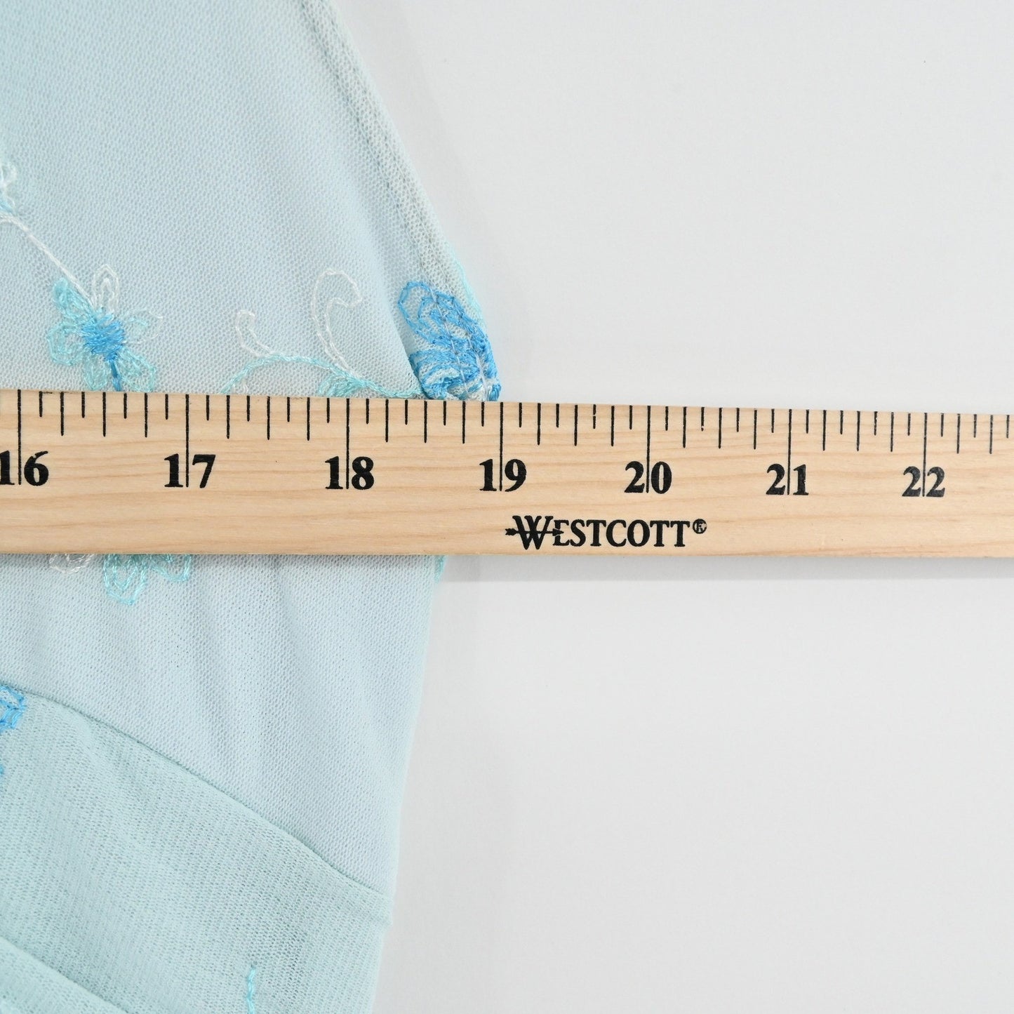 Vtg Y2k Fairycore Babydoll Dress Size S Ethereal Blue Floral Handkerchief Halter