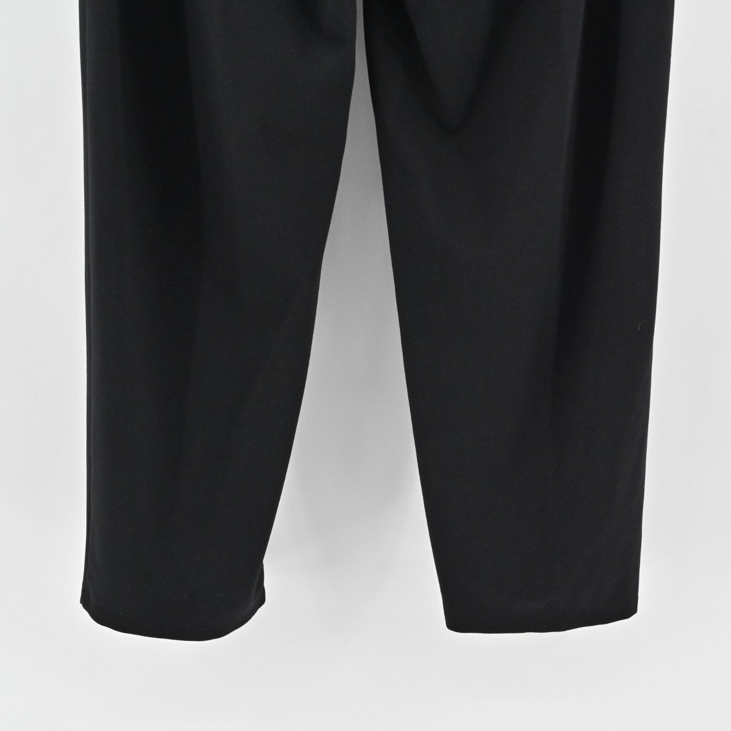 EILEEN FISHER Womens Pants Size L Classic Black Straight Leg Trousers Corpcore