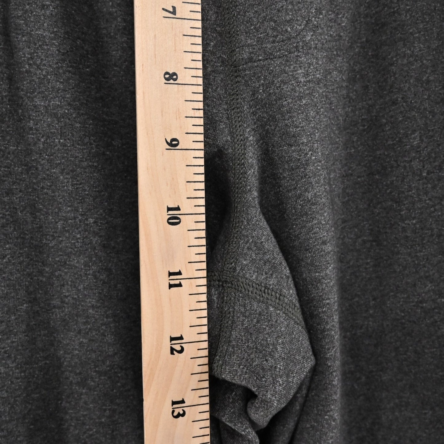 LULULEMON Pants Mens Size M Kung Fu Wide Leg Heathered Black Pull On Sweatpant