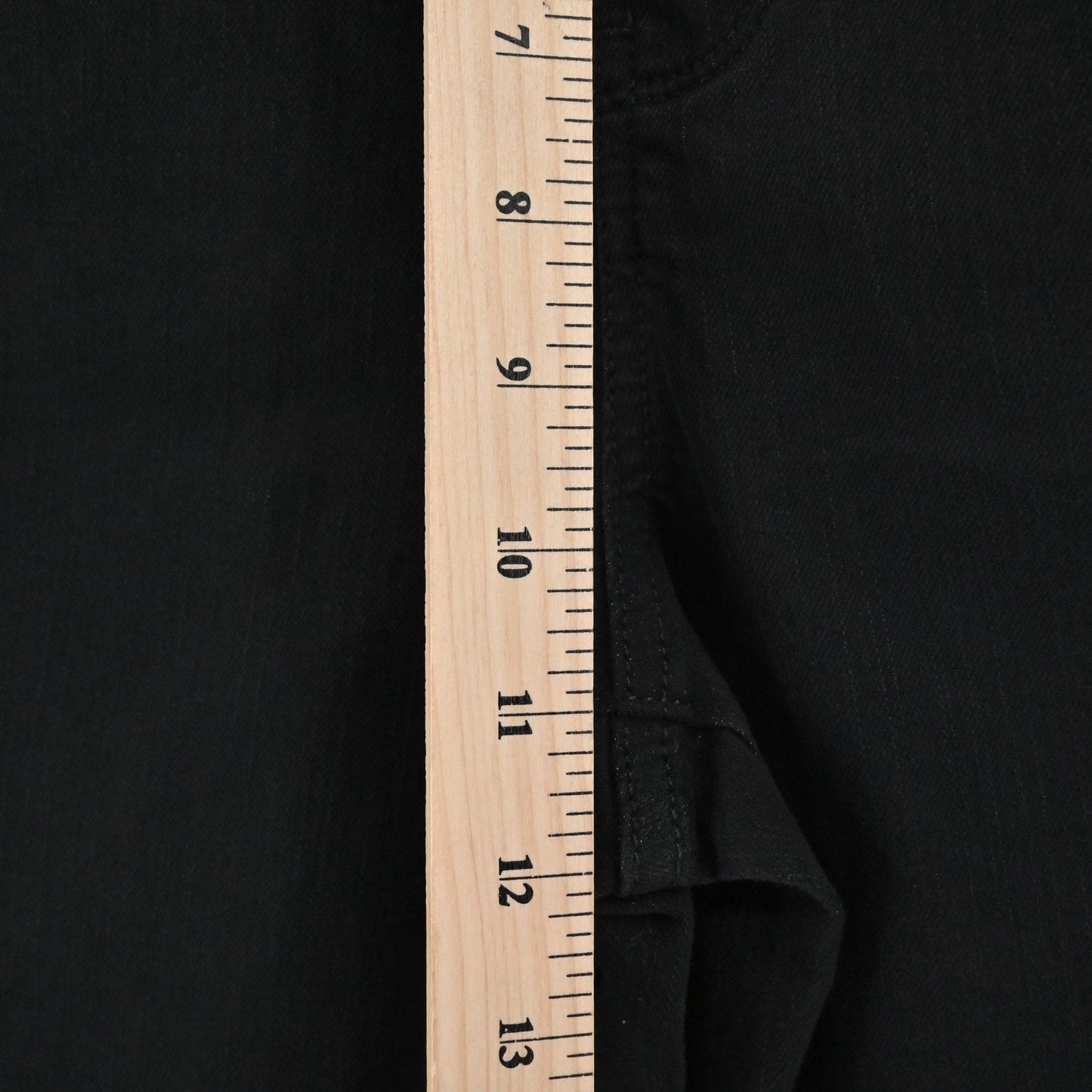 Soft Surroundings Womens Pull On Crop Pants Size M Black Stretch Casual