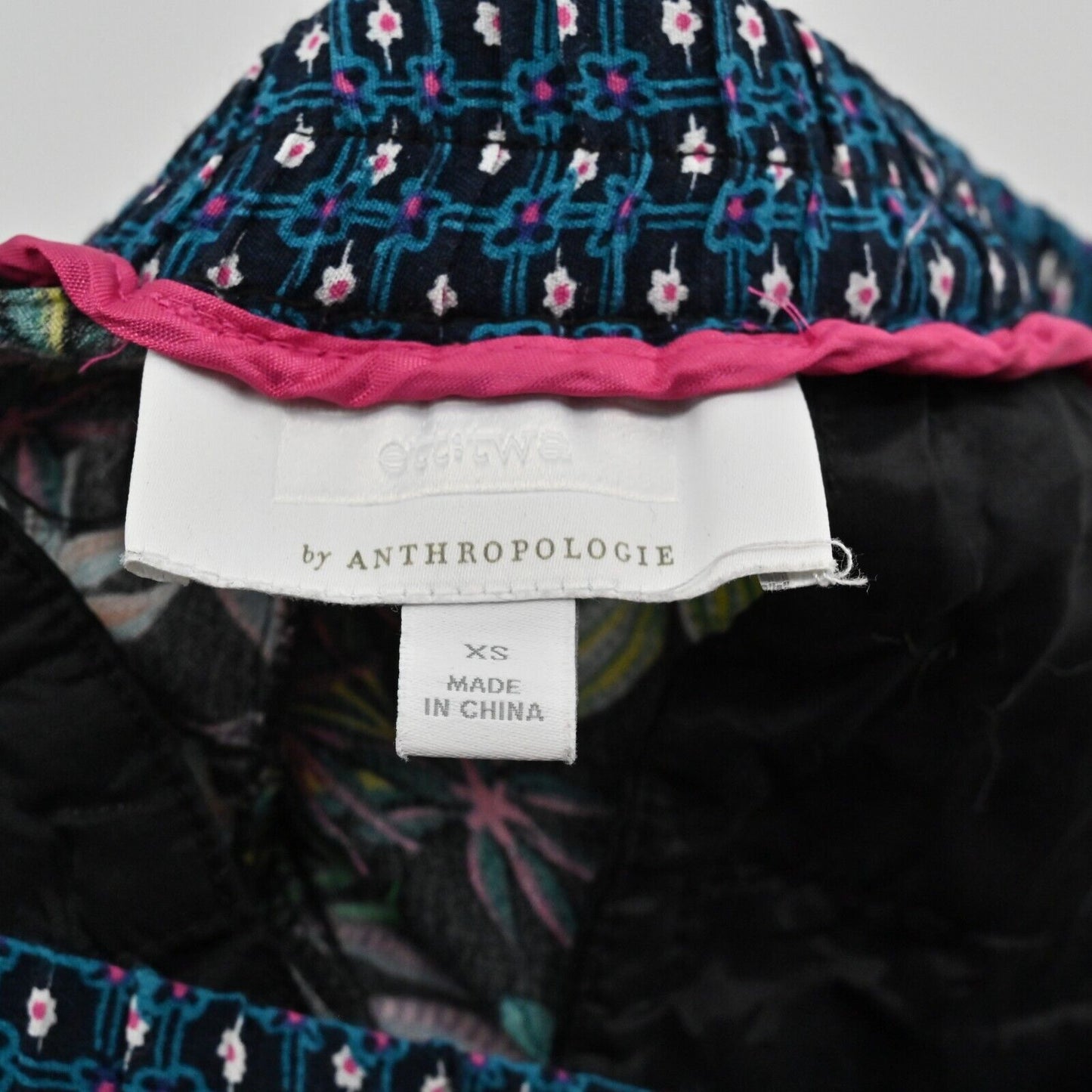 ANTHROPOLOGIE Pants Womens Size XS ETT TWA Rosseau Wide Leg Floral Crop Pull On
