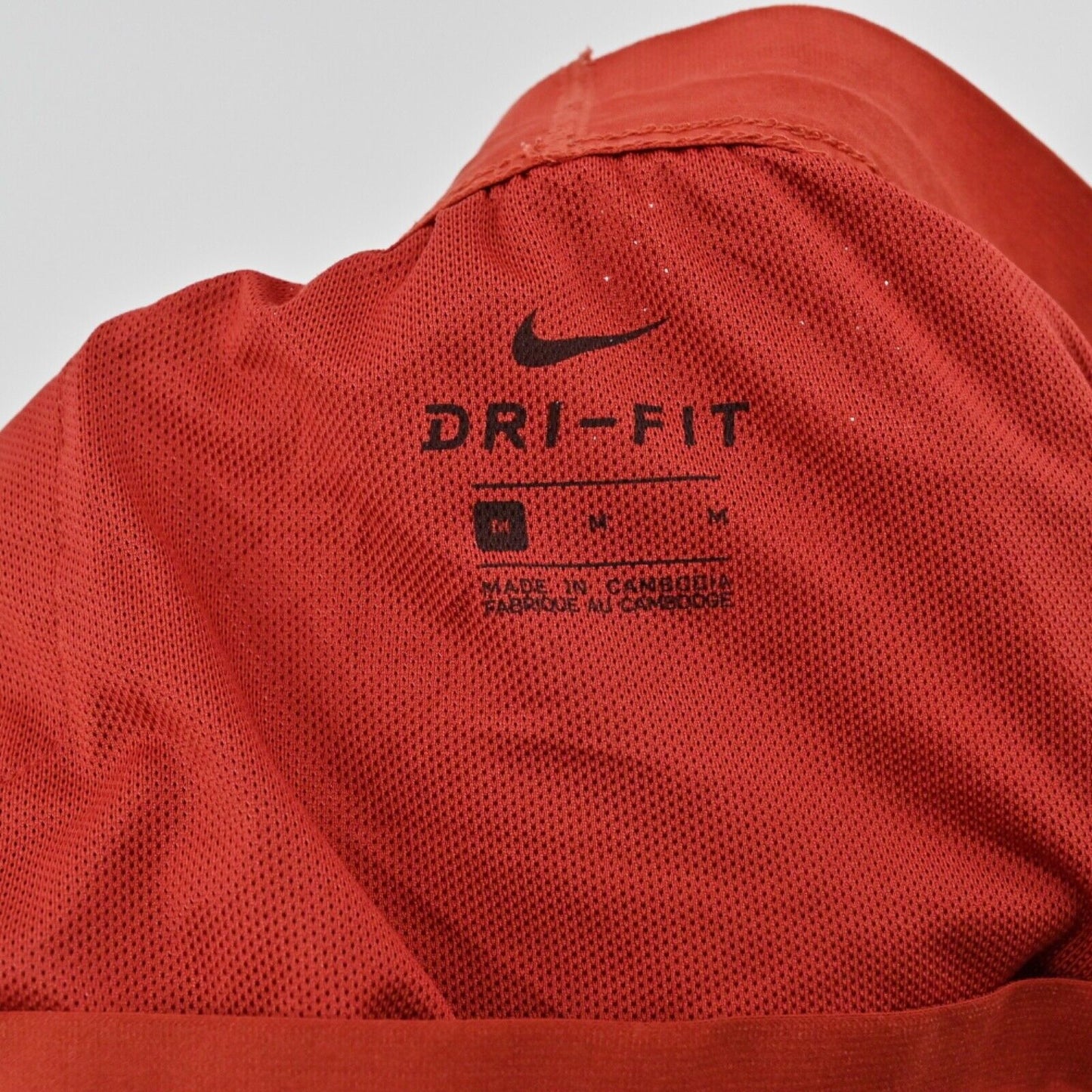 NIKE Shorts Mens Size M Red 7 Inch Dri Fit Flex Stride Elastic Waist Pockets Run