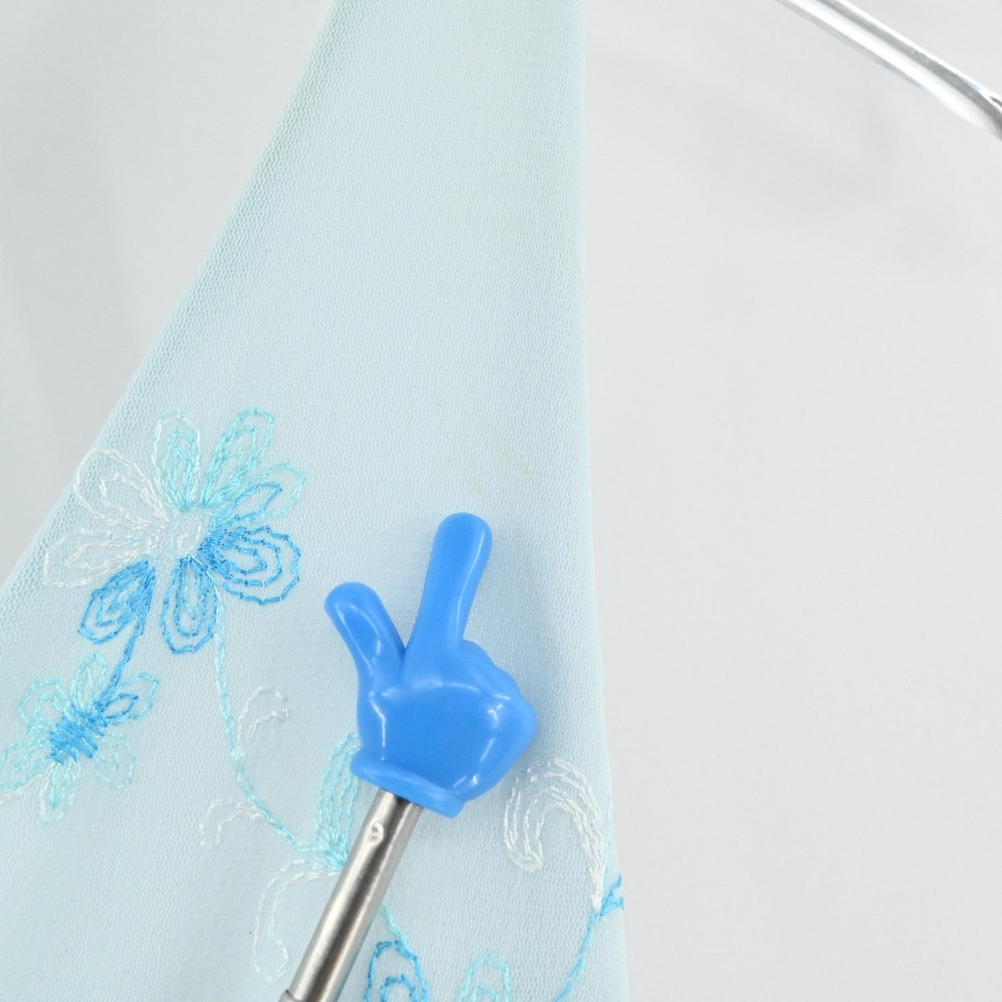 Vtg Y2k Fairycore Babydoll Dress Size S Ethereal Blue Floral Handkerchief Halter