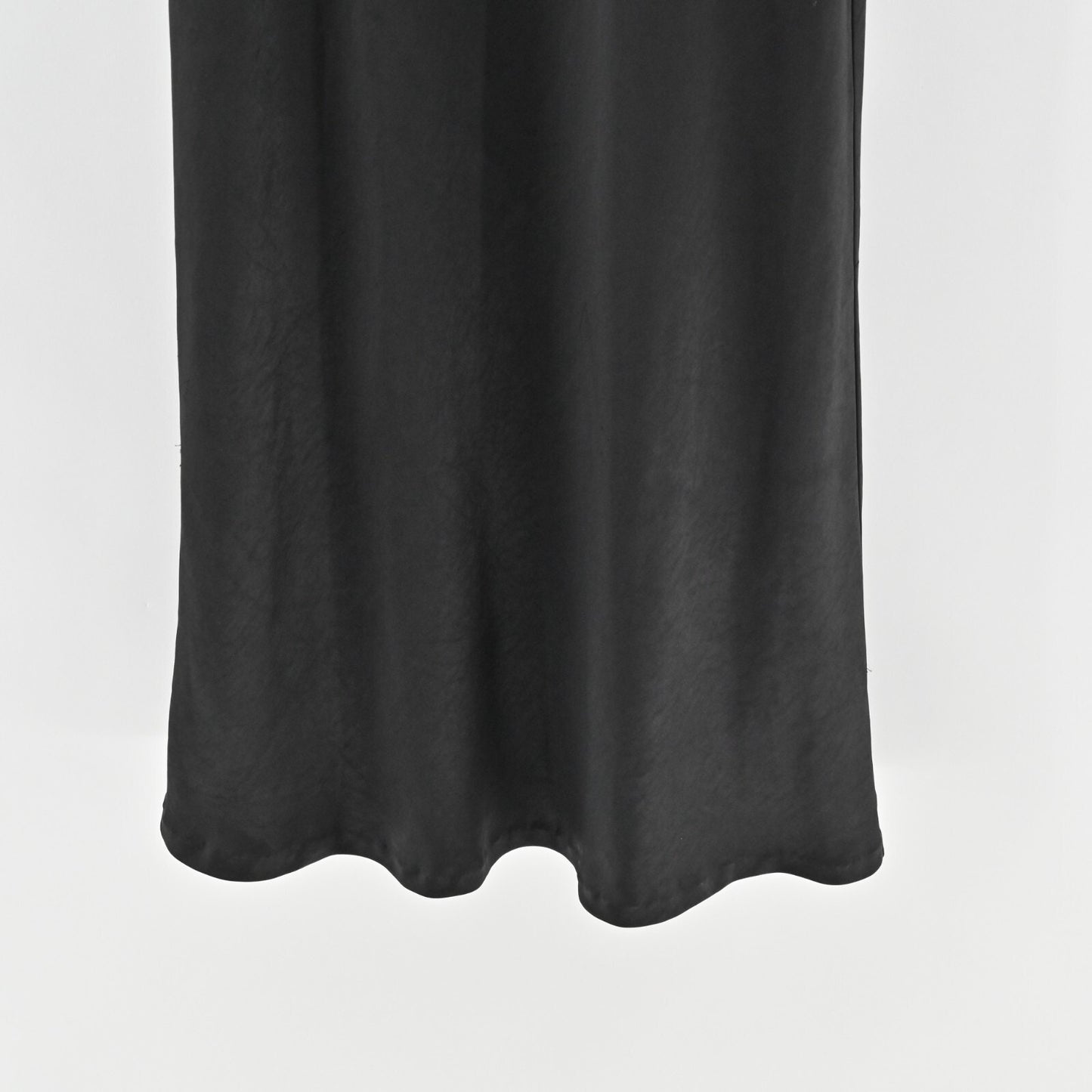 ANTHROPOLOGIE Dress Size M Black Sleeveless Satin Maxi Whimsigoth Mare Mare Slip